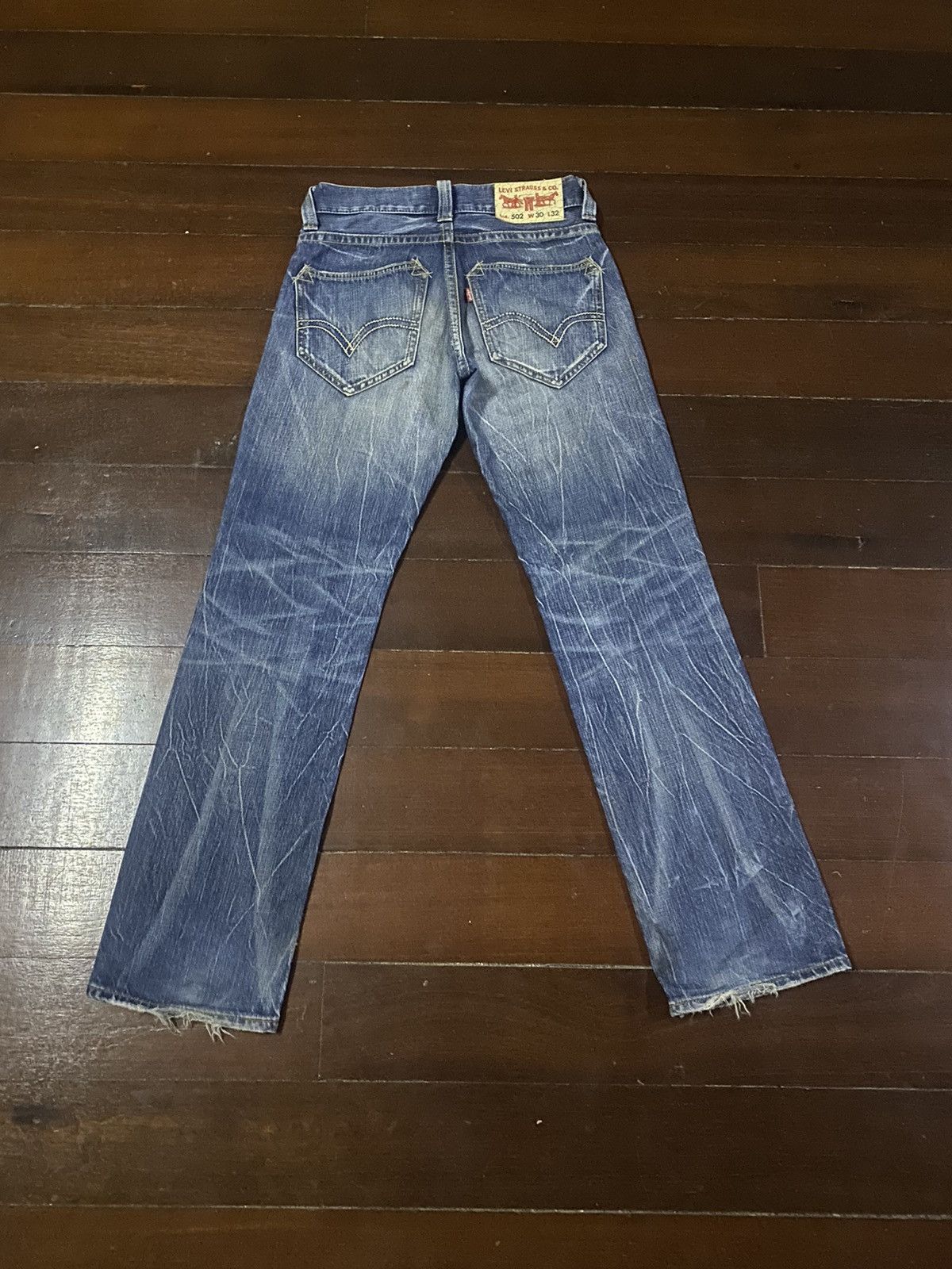 Levi's Fire 🔥 LEVIS 502 mud wash dirty distressed claw mark Size US 32 / EU 48 - 1 Thumbnail