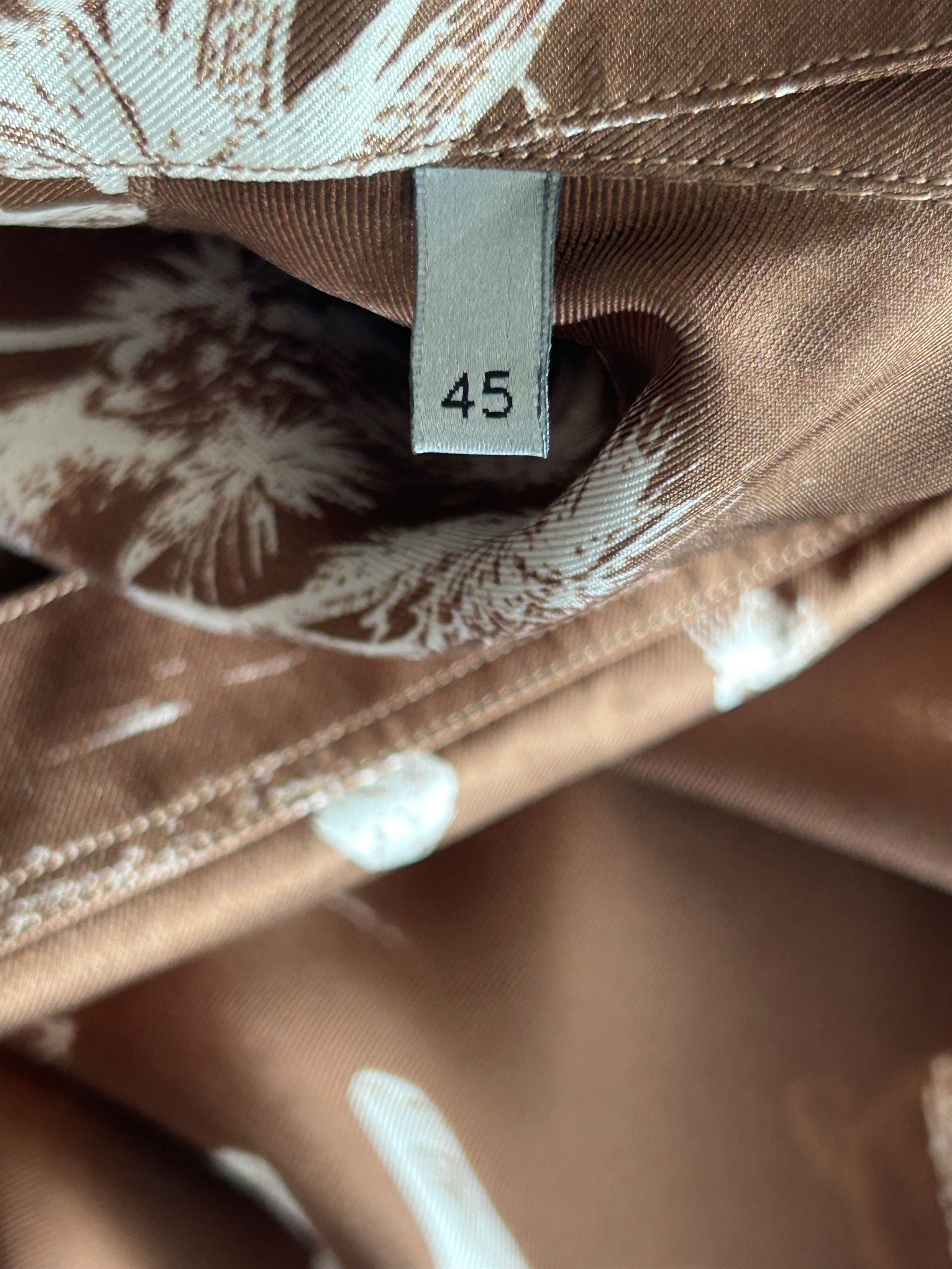 Dior Cactus Jack Brown & White Desert Print Silk Button Up Shirt Size US XXL / EU 58 / 5 - 4 Thumbnail