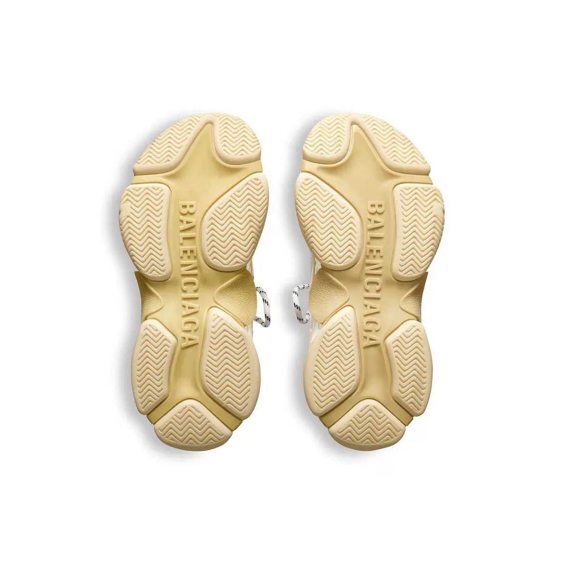 Balenciaga o1w1db10625 Triple S Mules in White/Beige Size US 10 / EU 43 - 5 Thumbnail