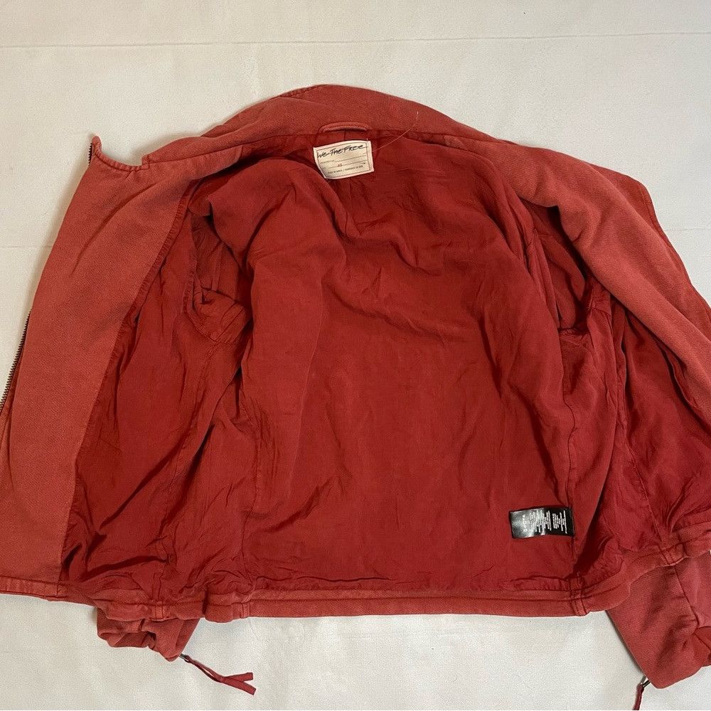 Free People New Free People Rebel Knit Oversized Moto Spiced Brandy Jac Size XS / US 0-2 / IT 36-38 - 7 Thumbnail