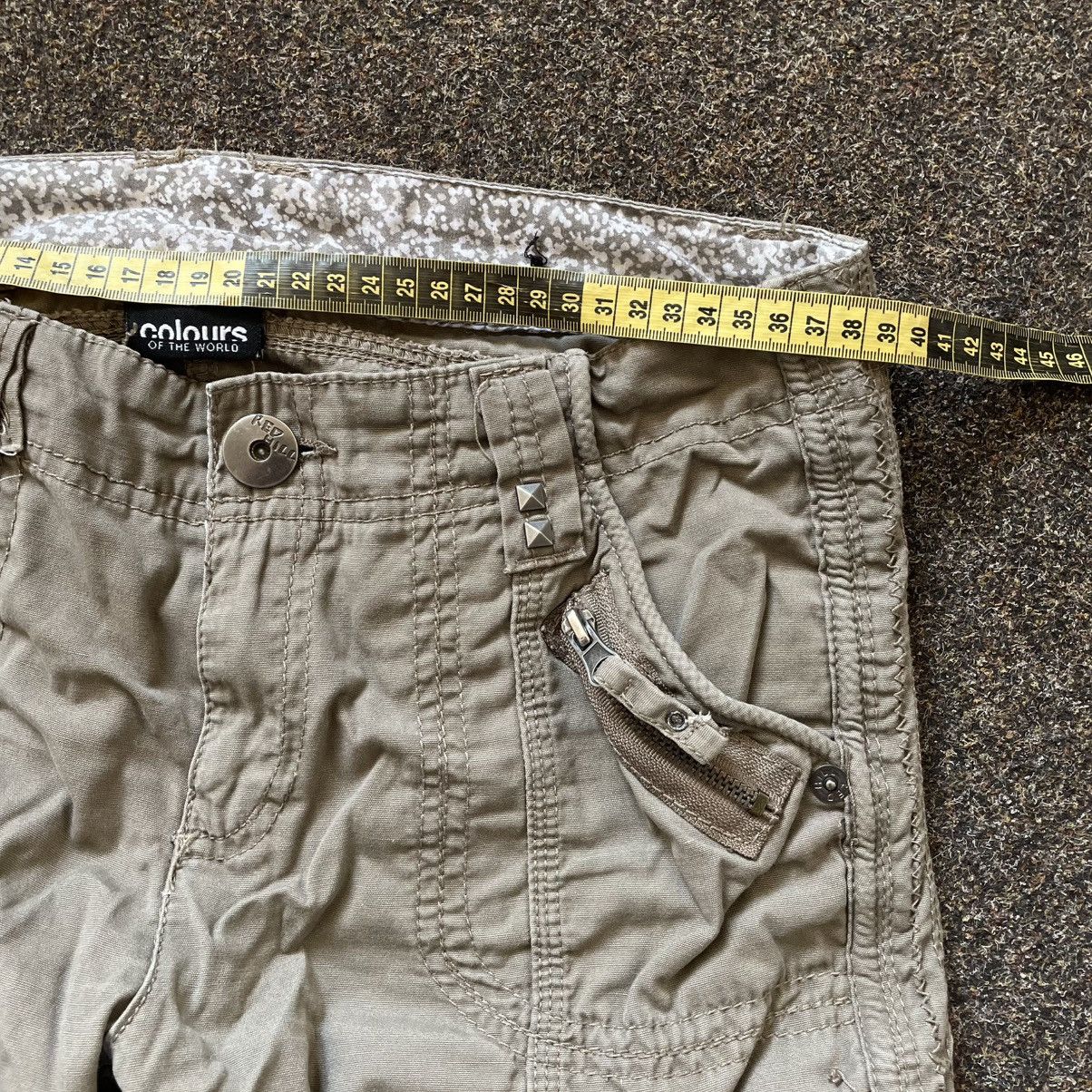 Vintage Vintage Y2K Baggy Cargo Pants Distressed Skate Logo 38 Size 38" / US 16 / IT 52 - 5 Thumbnail