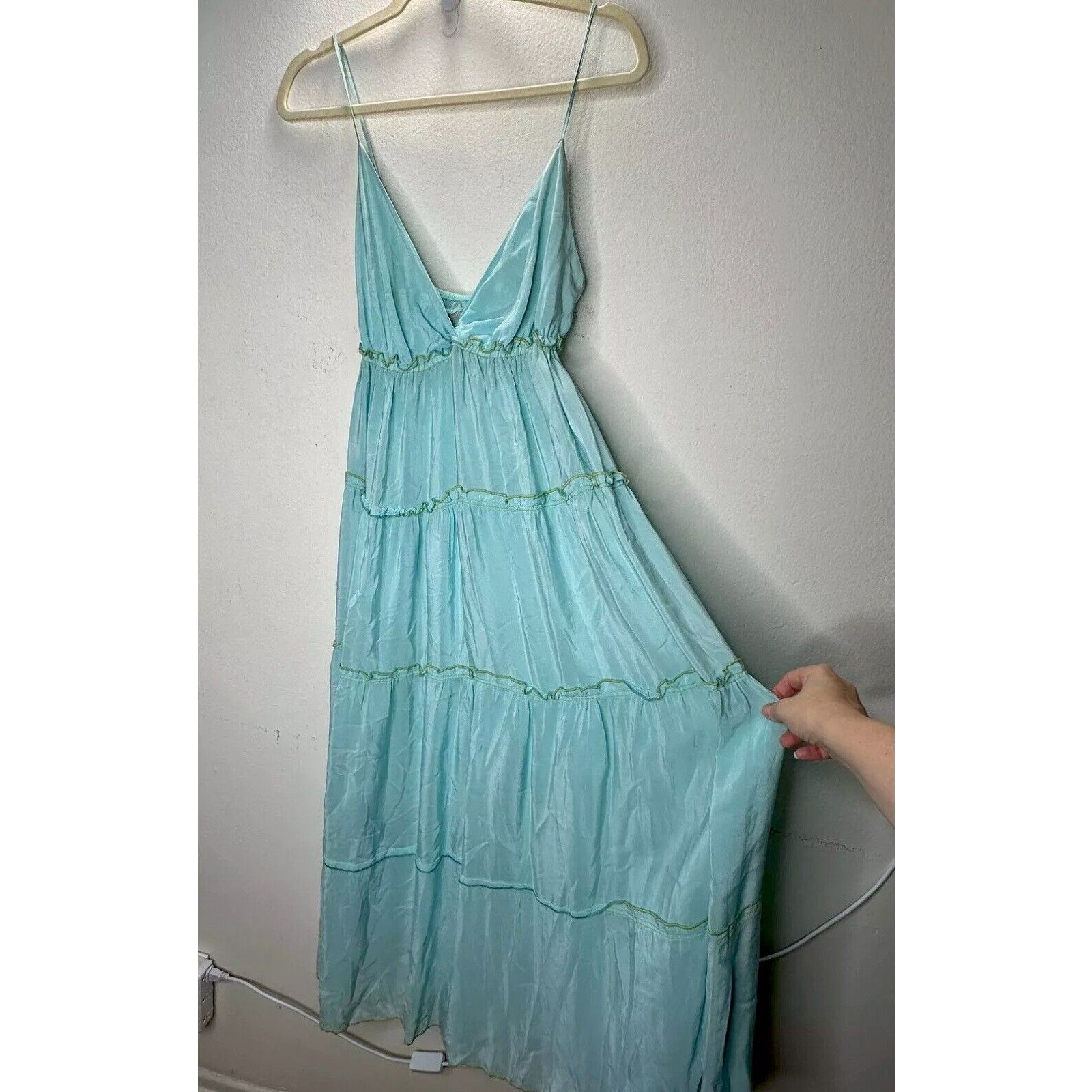 intermix blue dress Women's ViX Paula Hermanny Kalina Short Dress - Seafern