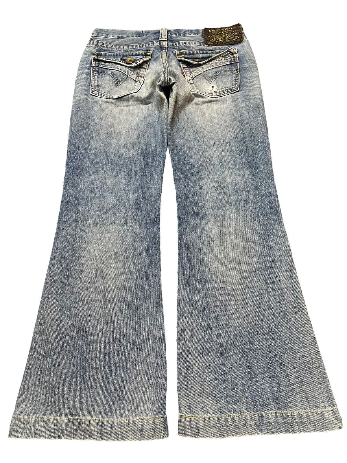Levi's Vintage 90s Levis Faded Wash Style Wide Leg Baggy Jeans Size US 30 / EU 46 - 2 Thumbnail