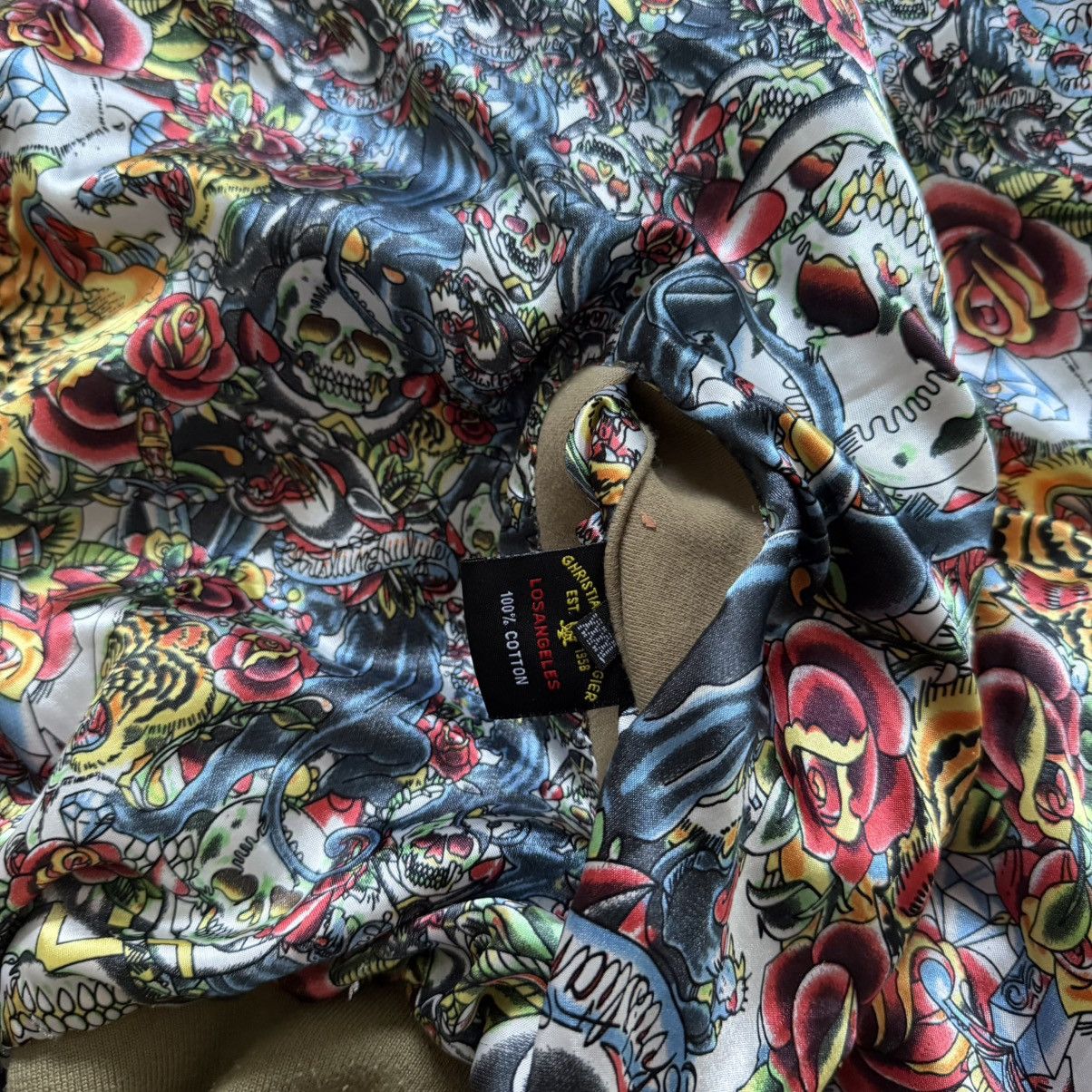 Christian Audigier Y2K Christian Audigier Los Angeles Skull Full Zip Hoodie Size US XXL / EU 58 / 5 - 18 Thumbnail