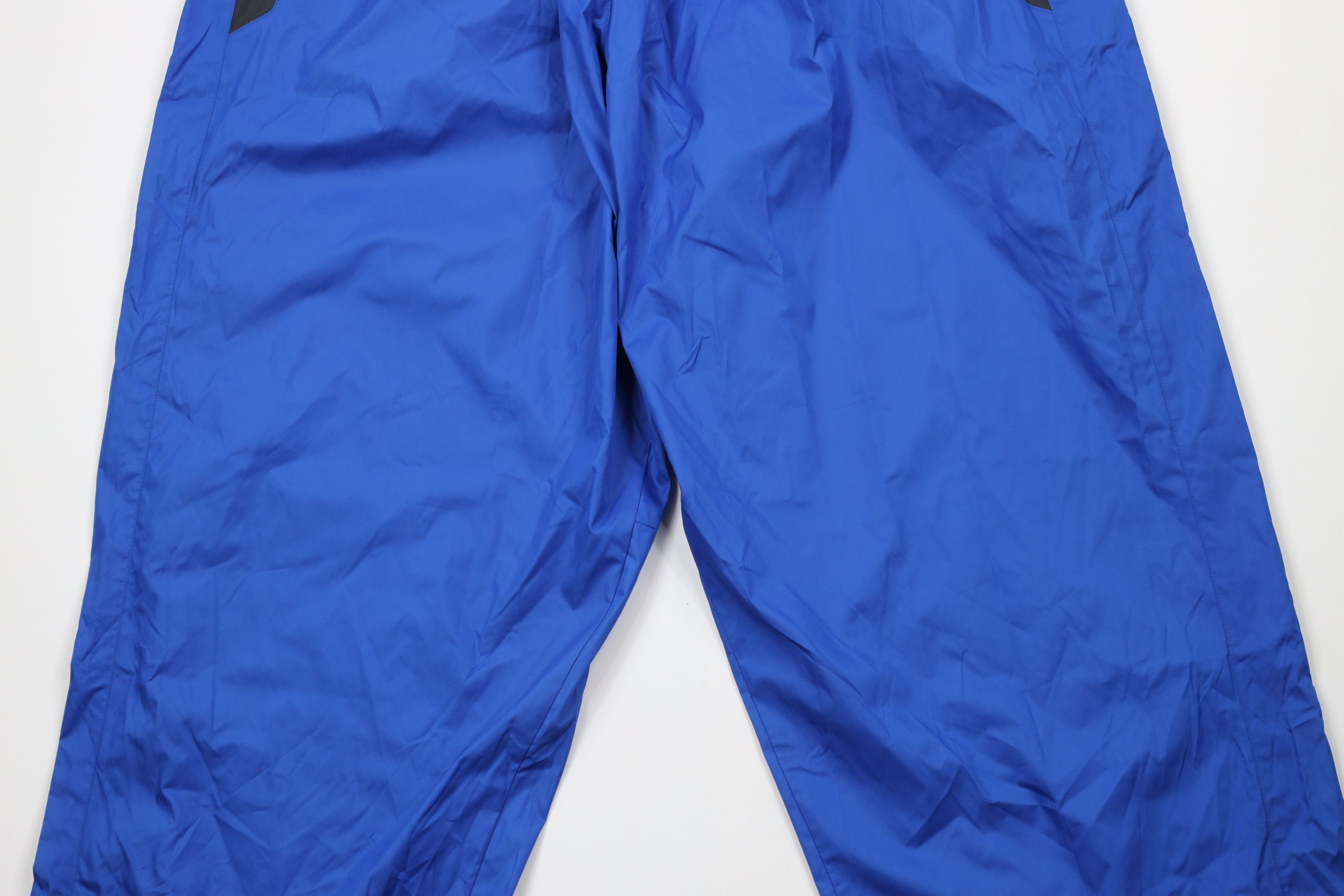 Nike × Vintage Nike Storm Fit Mini Swoosh Wide Leg Rain Pants Royal Blue Size US 44 / EU 60 - 12 Thumbnail