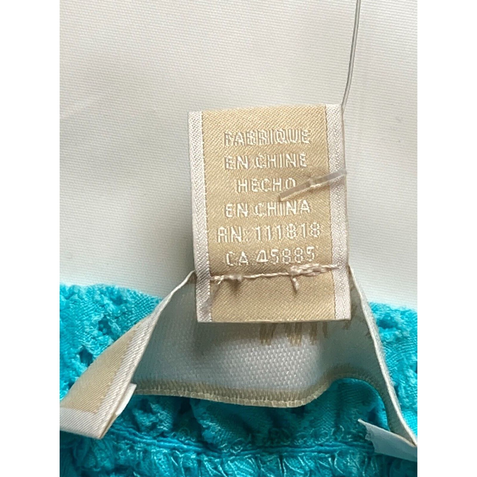 Michael Kors MICHAEL KORS Womens Aqua Peasant Dress Pouf Sleeve Dress S Size S / US 4 / IT 40 - 5 Thumbnail
