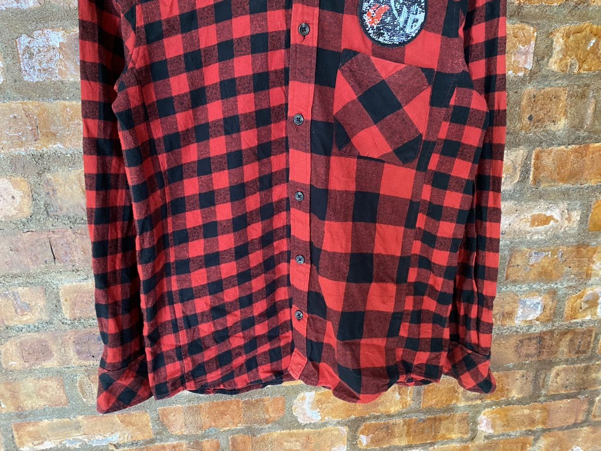 Japanese Brand Stud Muffin Japan Skull shadow flannel smile hoodie Size US M / EU 48-50 / 2 - 5 Thumbnail