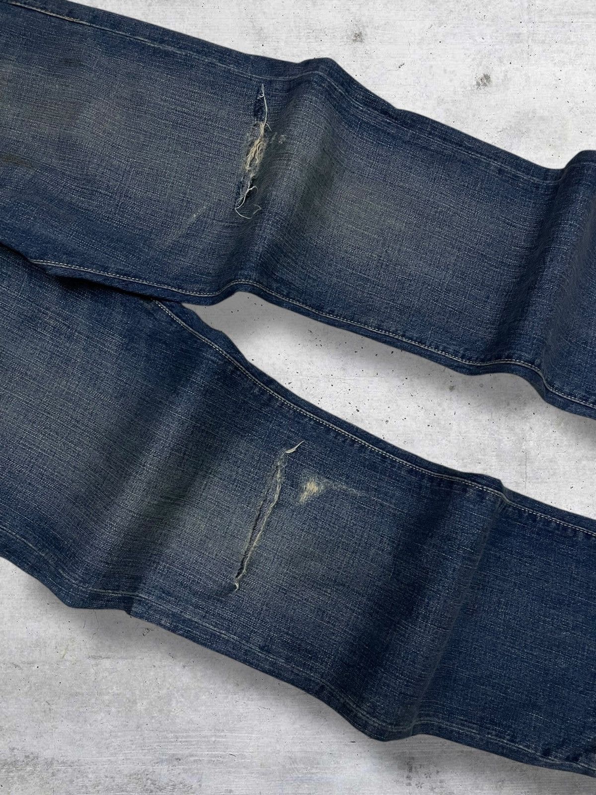 Polo Ralph Lauren VINTAGE POLO RALPH LAUREN SUPPLY DISTRESSED INDIGO DENIM Size US 33 - 6 Thumbnail