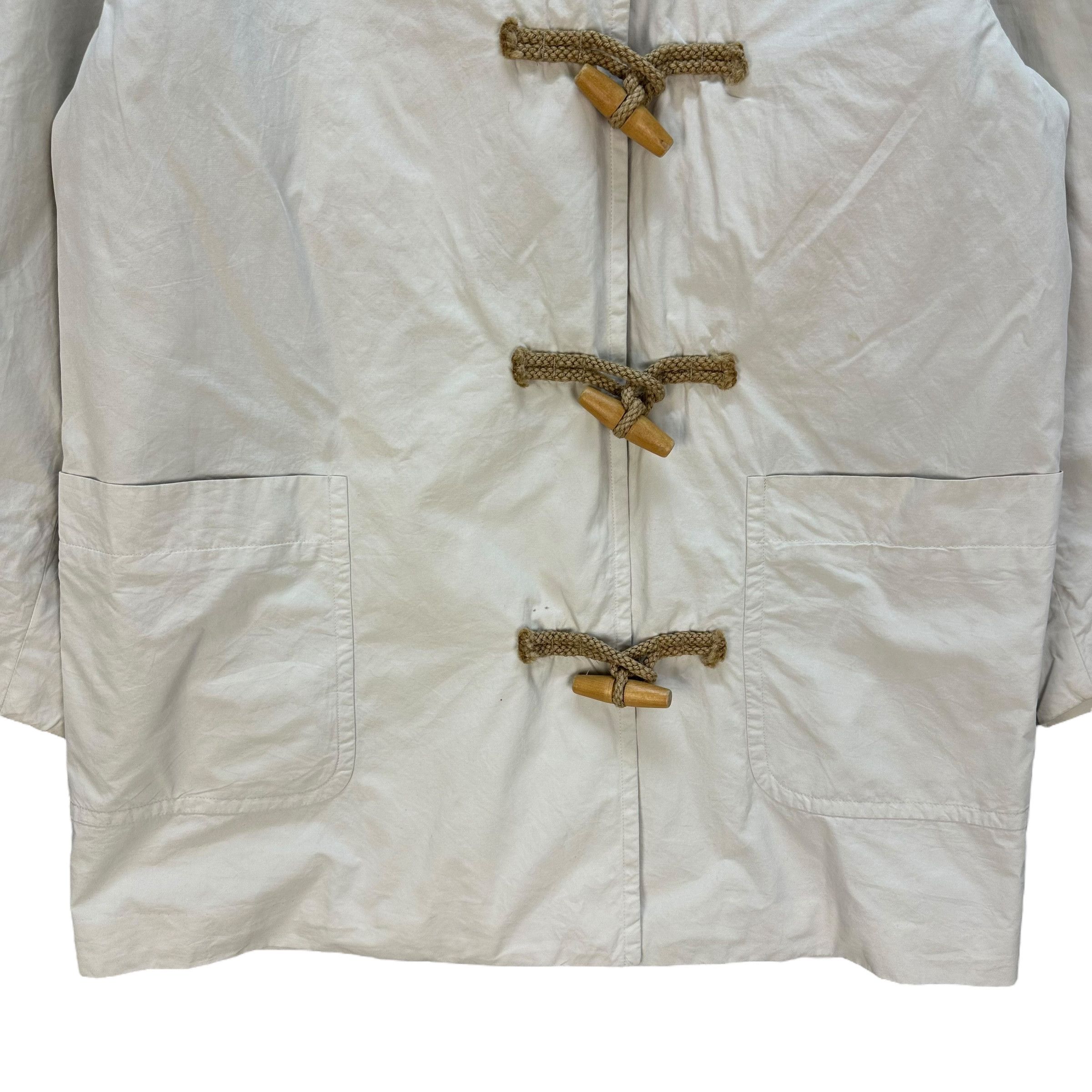 Margaret Howell 90's MARGARET HOWELL Duffle Coat Hooded Jacket #1503-A62 Size US L / EU 52-54 / 3 - 3 Thumbnail