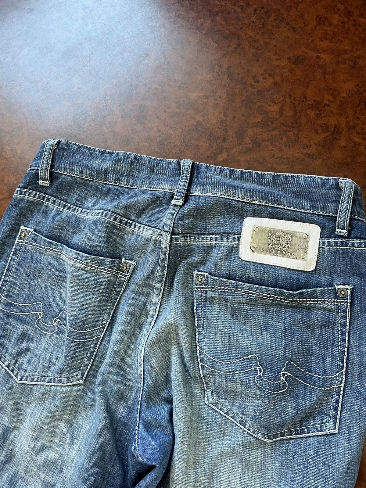 If Six Was Nine × Richmond Denim Richmond Denim Distressed Flare Jeans pants chrome hysteric Size US 31 - 2 Thumbnail