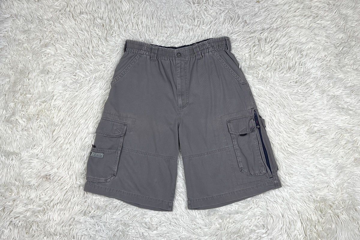 Japanese Brand Chevre Denim Cargo Short Pants Size US 37 - 1 Thumbnail
