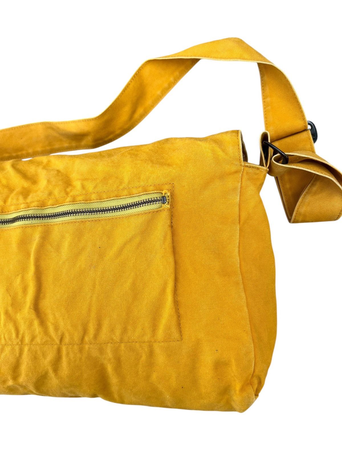 Vintage Ateliers Penelope Dirty Faded Canvas Messenger Bag Size ONE SIZE - 10 Thumbnail