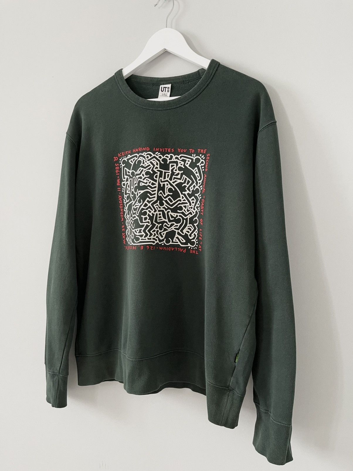 Keith Haring Uniqlo x Keith Haring ’Party of life’ Y2k Sweatshirt Size US L / EU 52-54 / 3 - 3 Thumbnail
