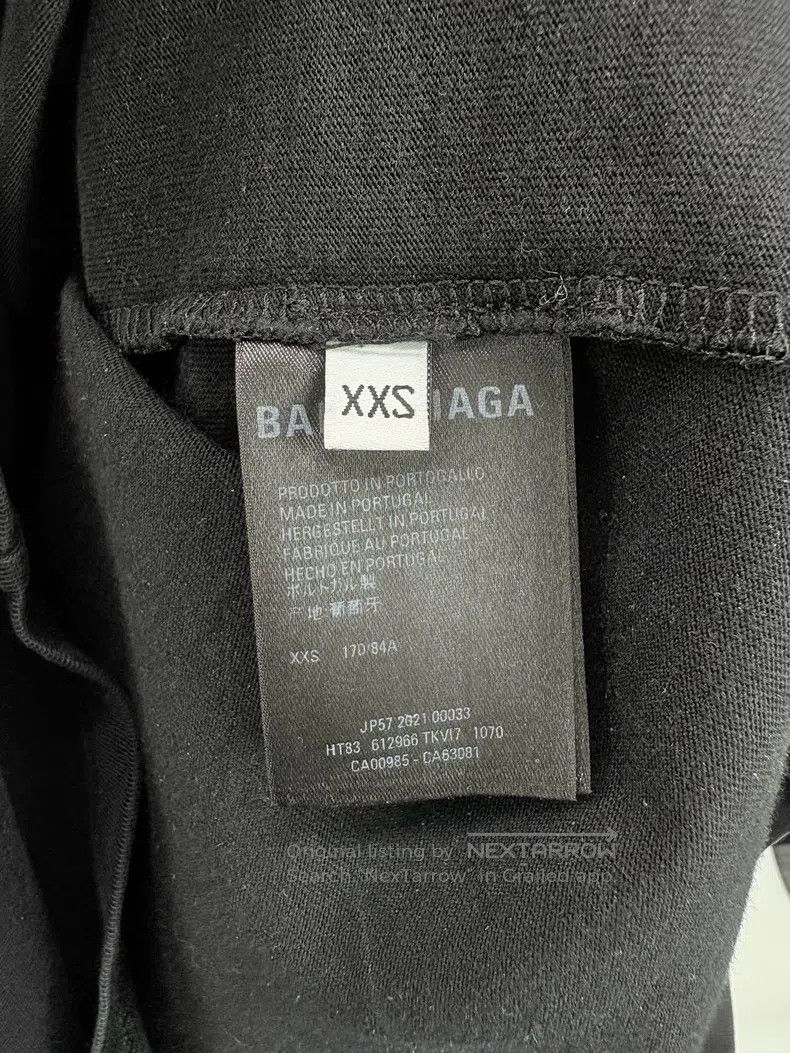 Balenciaga Balenciaga Black Blurred Mosaic Logo Short Sleeve Size US XXS / EU 40 - 4 Thumbnail
