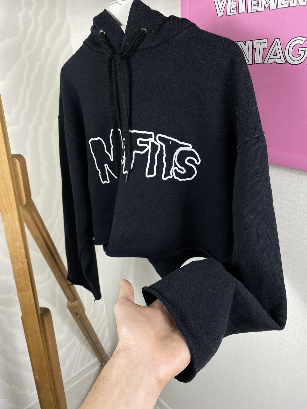Fruit Of The Loom Misfits Skull Crop Hoodie Size M / US 6-8 / IT 42-44 - 5 Thumbnail