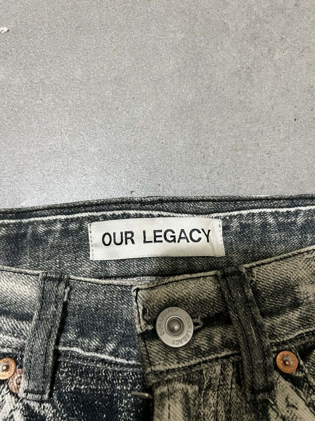 Our Legacy Our Legacy Digital Print Ink Black Size US 29 - 3 Thumbnail