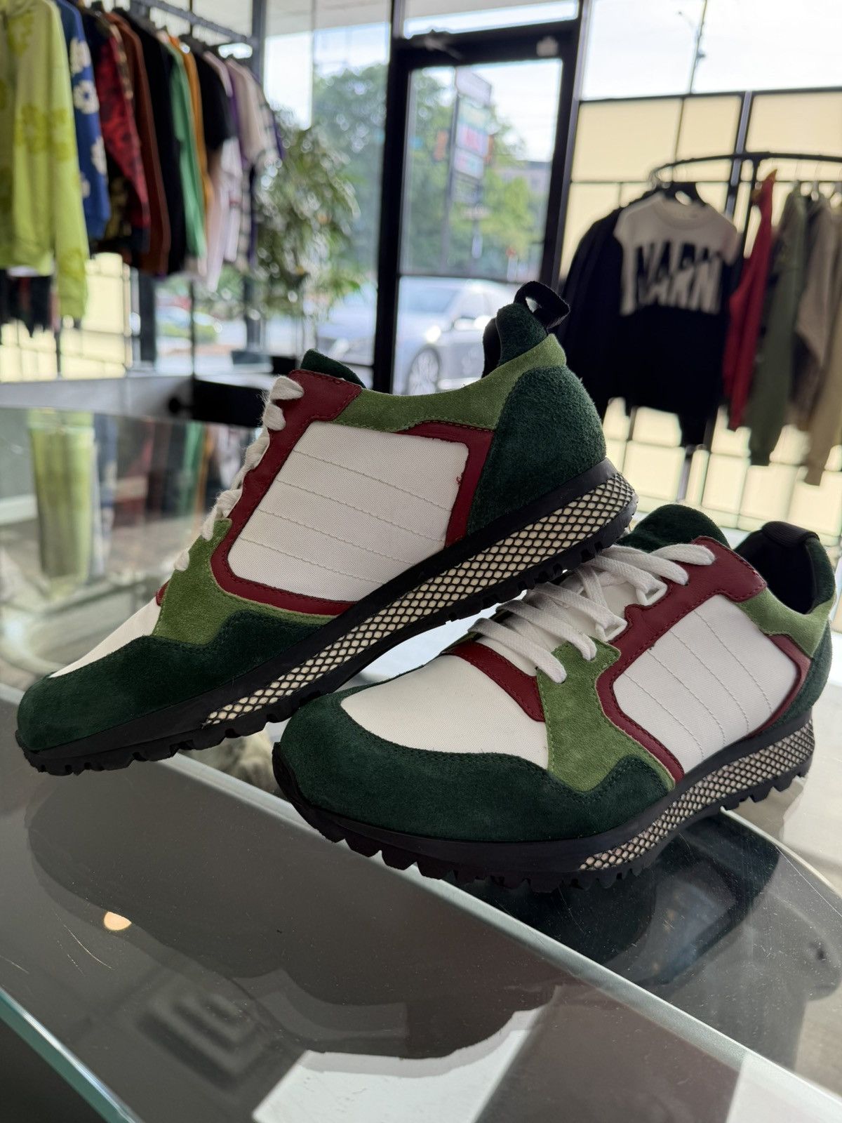 Gucci Suede Leather Trainer Size US 6 / EU 39 - 2 Thumbnail