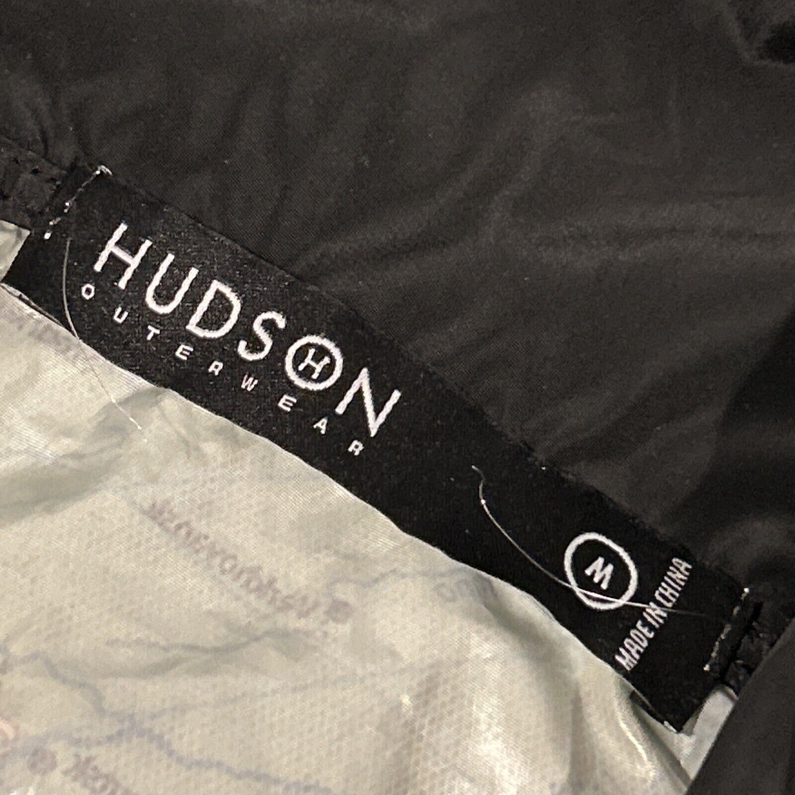 Hudson Hudson World Map AOP Windbreaker Jacket Mens Medium Chest 21 Size US M / EU 48-50 / 2 - 3 Thumbnail