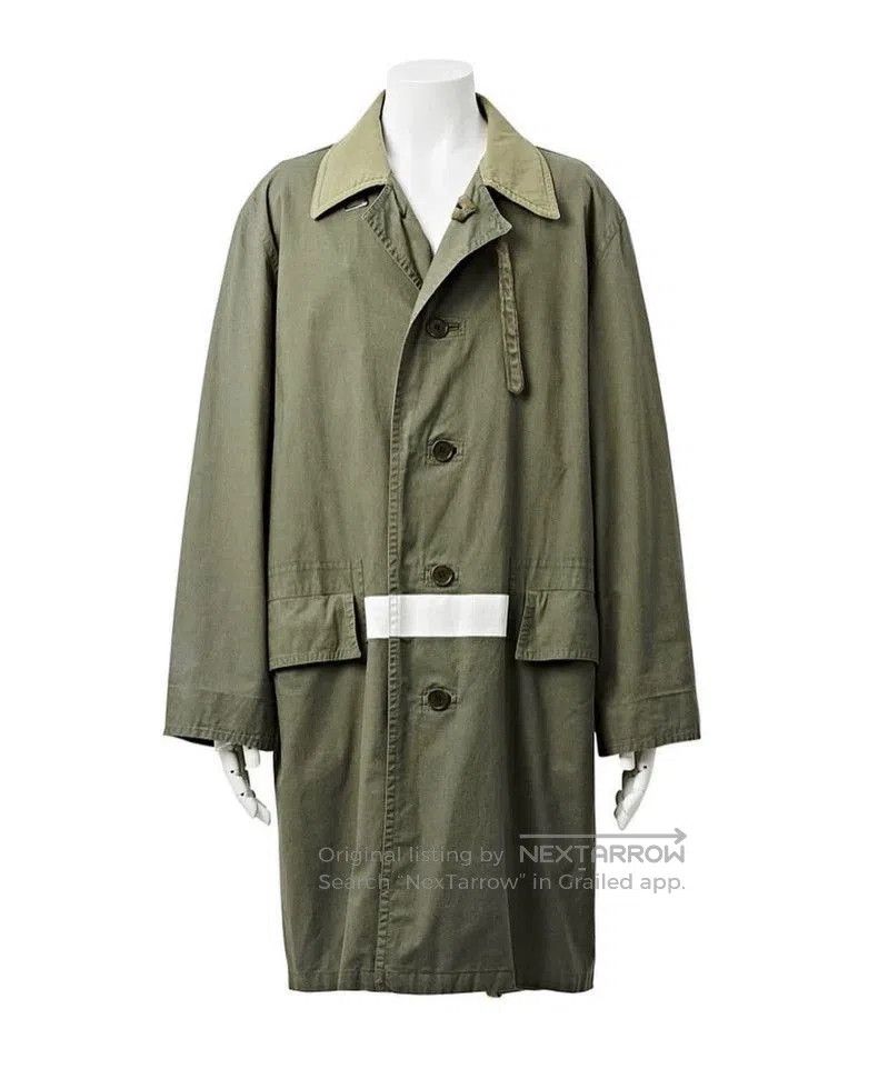 Helmut Lang 1999 Green Coat Jacket.