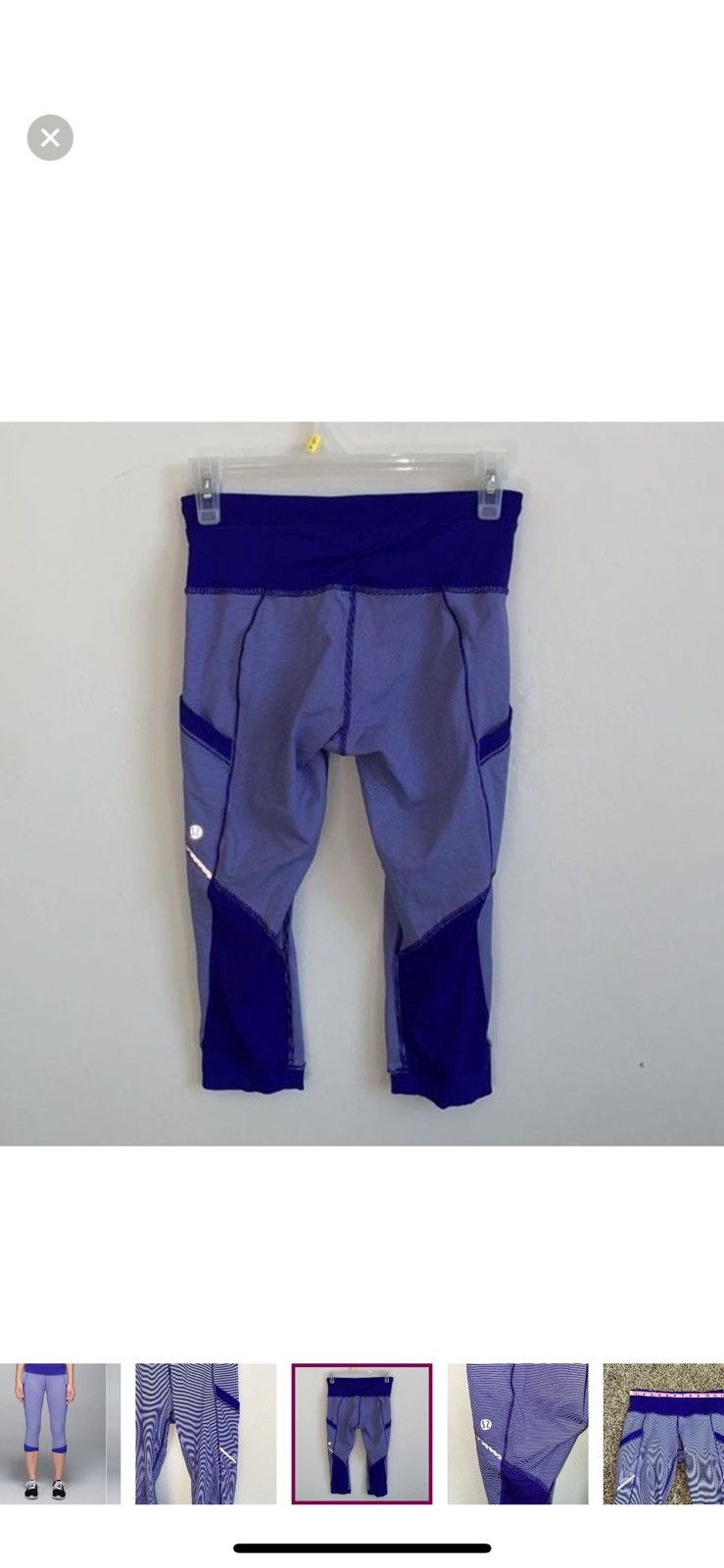 Lululemon Lululemon run for fun crop leggings size 4 Size 27" / US 4 / IT 40 - 8 Thumbnail