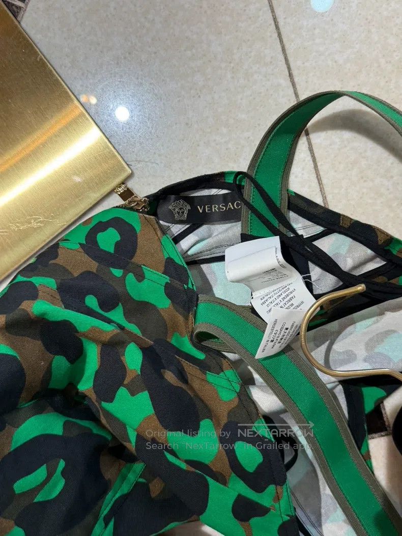 Versace Versace Camouflage dress Size M / US 6-8 / IT 42-44 - 8 Thumbnail