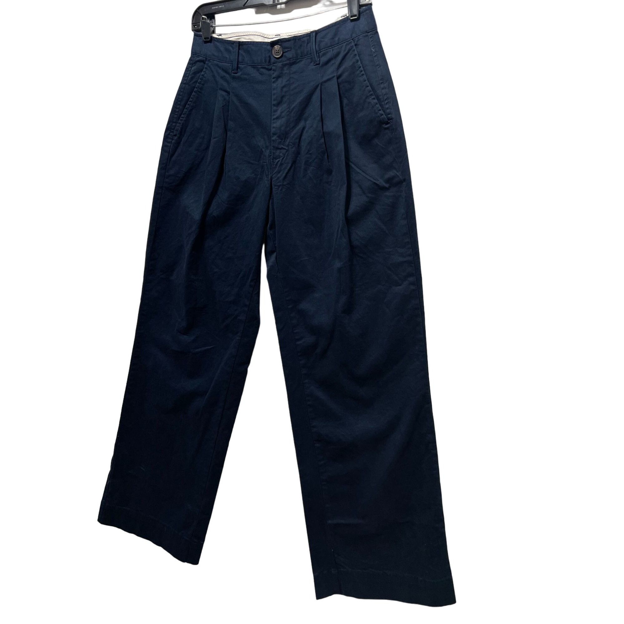 Other Free Assembly - Women's Wide-Leg Chino Pants - Blue - 4 Size 27" / US 4 / IT 40 - 21 Thumbnail