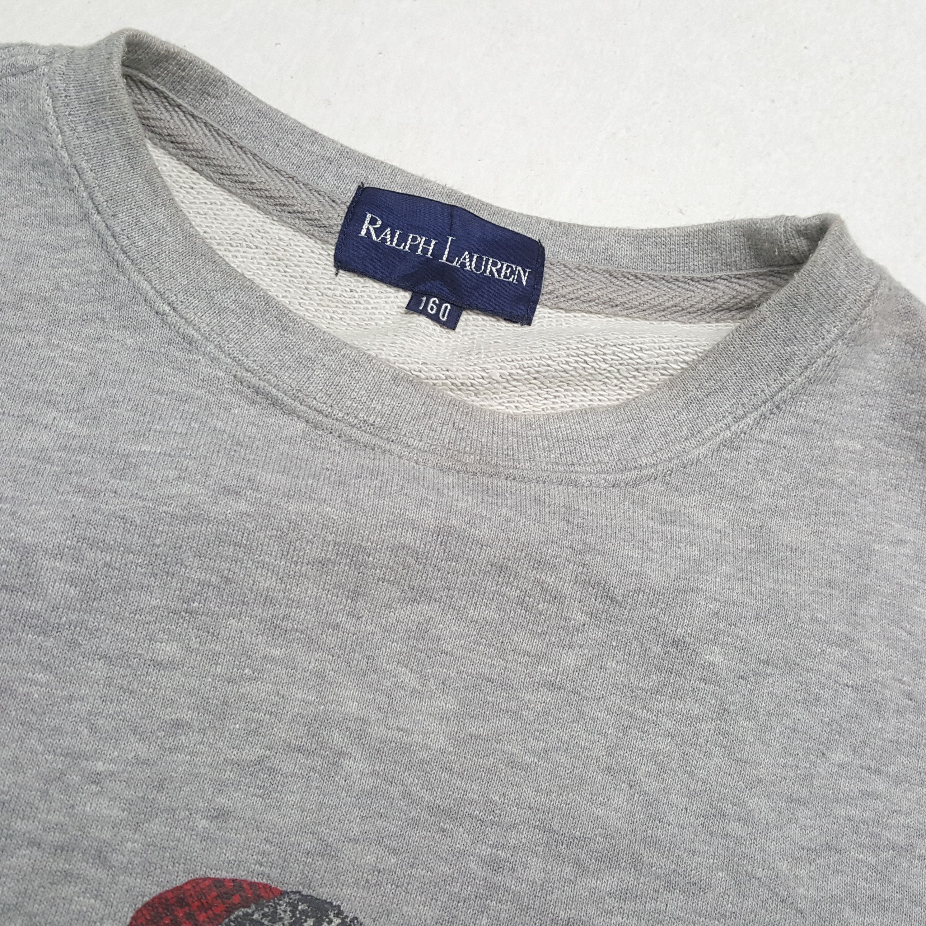 Polo Ralph Lauren × Vintage Vintage POLO BEAR by RALPH LAUREN Fashion Brand Sweatshirts Size US M / EU 48-50 / 2 - 9 Thumbnail