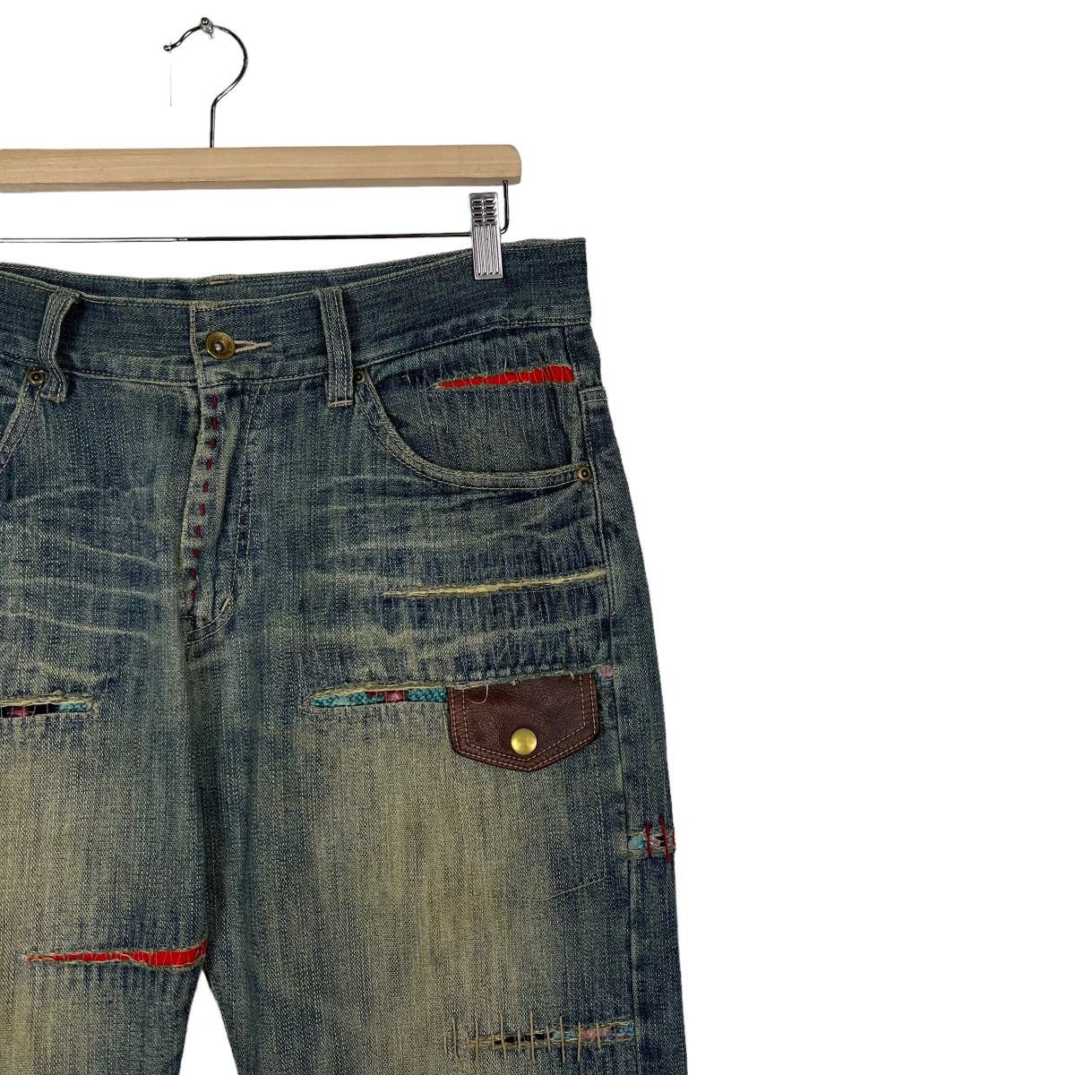 Japanese Brand 🔥 XTAHU GAPO NOK JEANS Size US 34 / EU 50 - 5 Thumbnail
