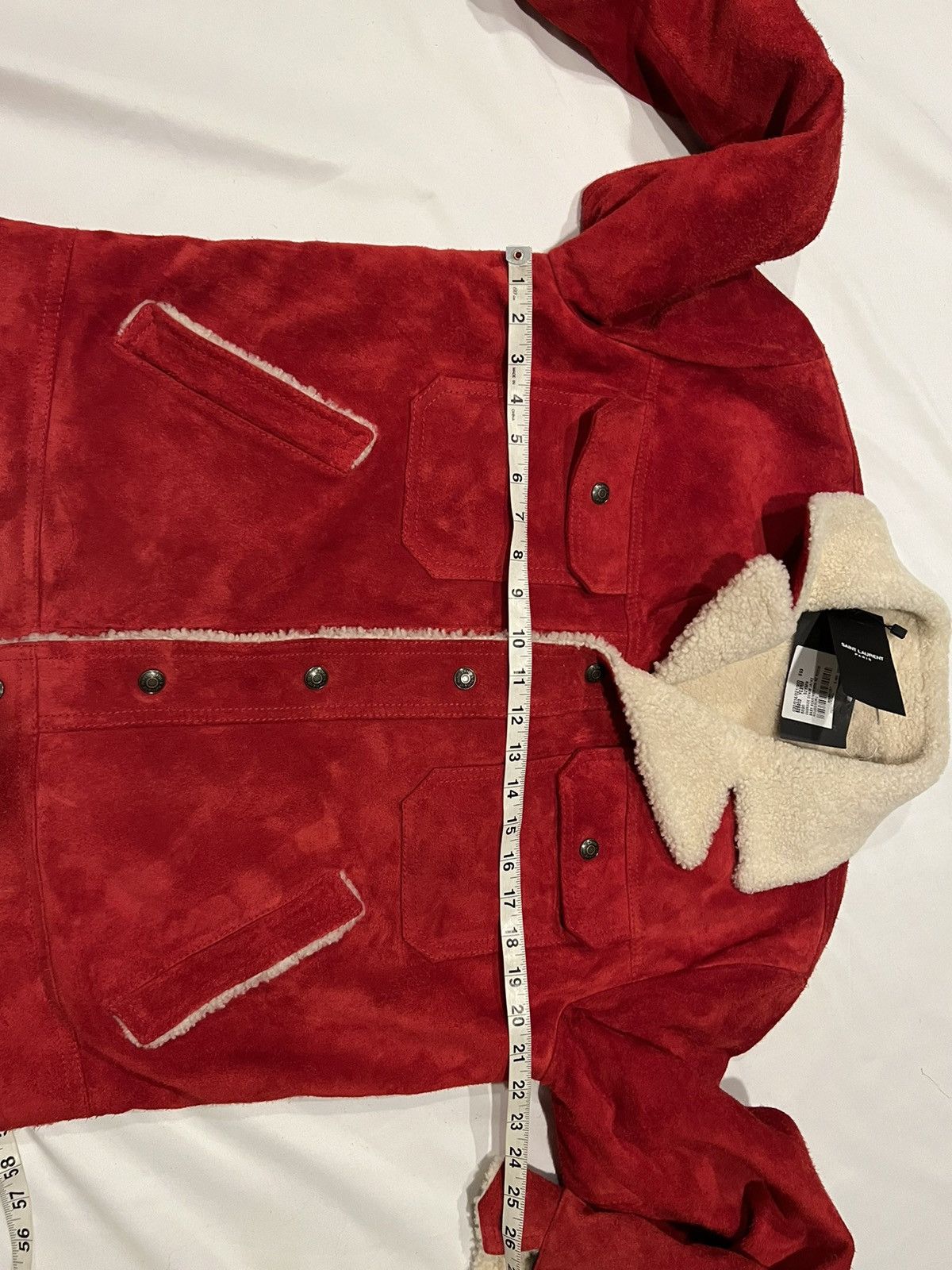 Saint Laurent Paris Saint Laurent men’s suede shearling jacket. 52/L. $5900 Size US L / EU 52-54 / 3 - 12 Thumbnail