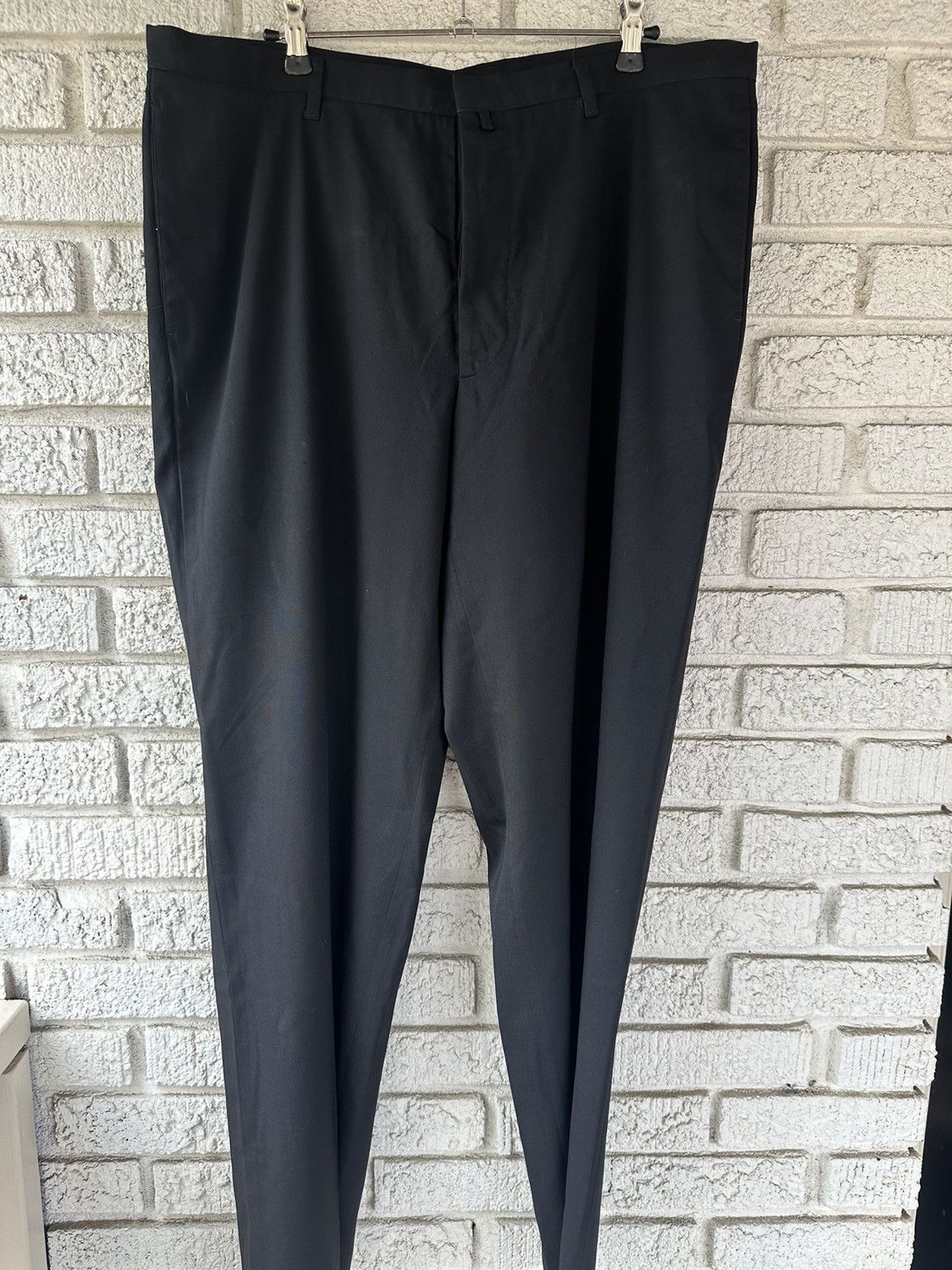 Image of Jil Sander Vintage Wool Trousers in Black, Men's (Size 38)