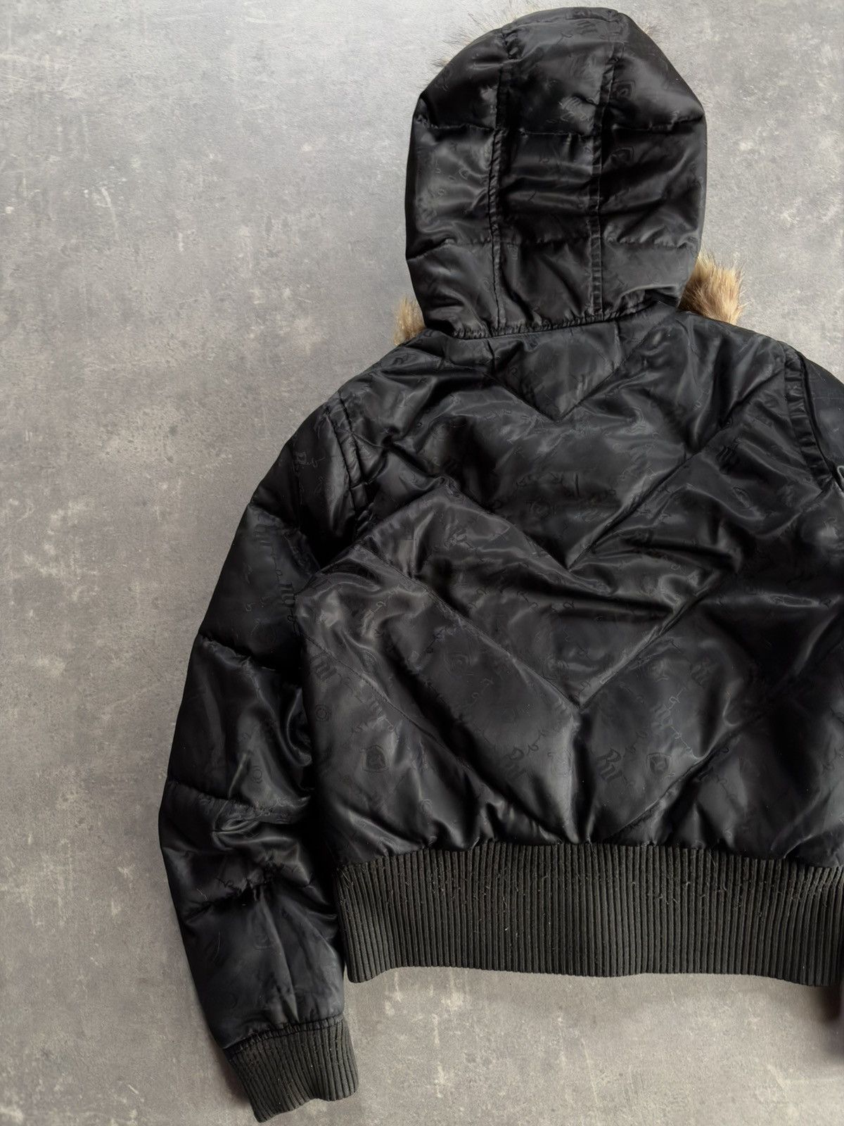 Rocawear 00s Rocawear Reversible Faux Fur Hooded Bomber Jacket M L Size M / US 6-8 / IT 42-44 - 17 Thumbnail