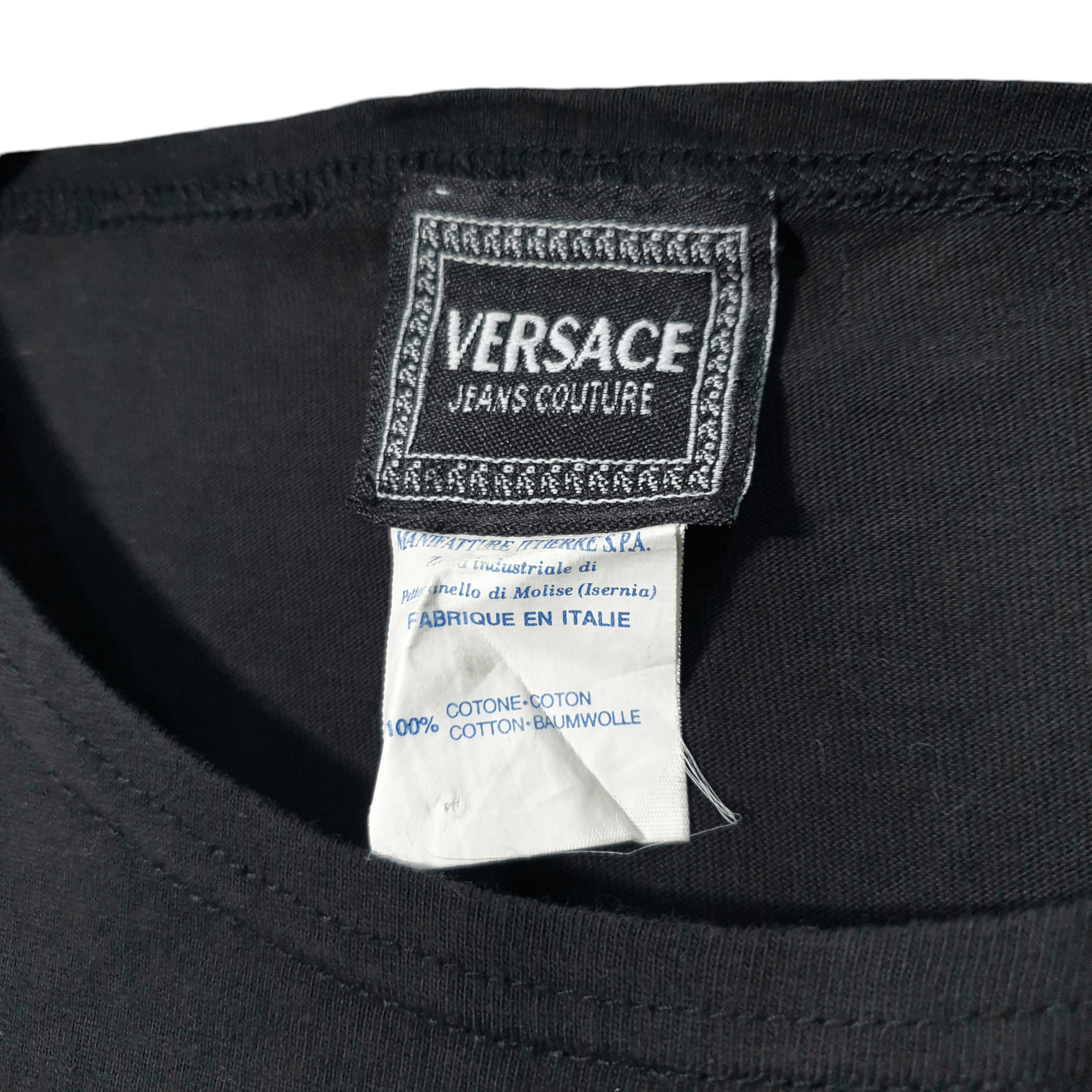 Versace Jeans Couture Vintage Versace Big Logo Tshirt Size US S / EU 44-46 / 1 - 3 Thumbnail