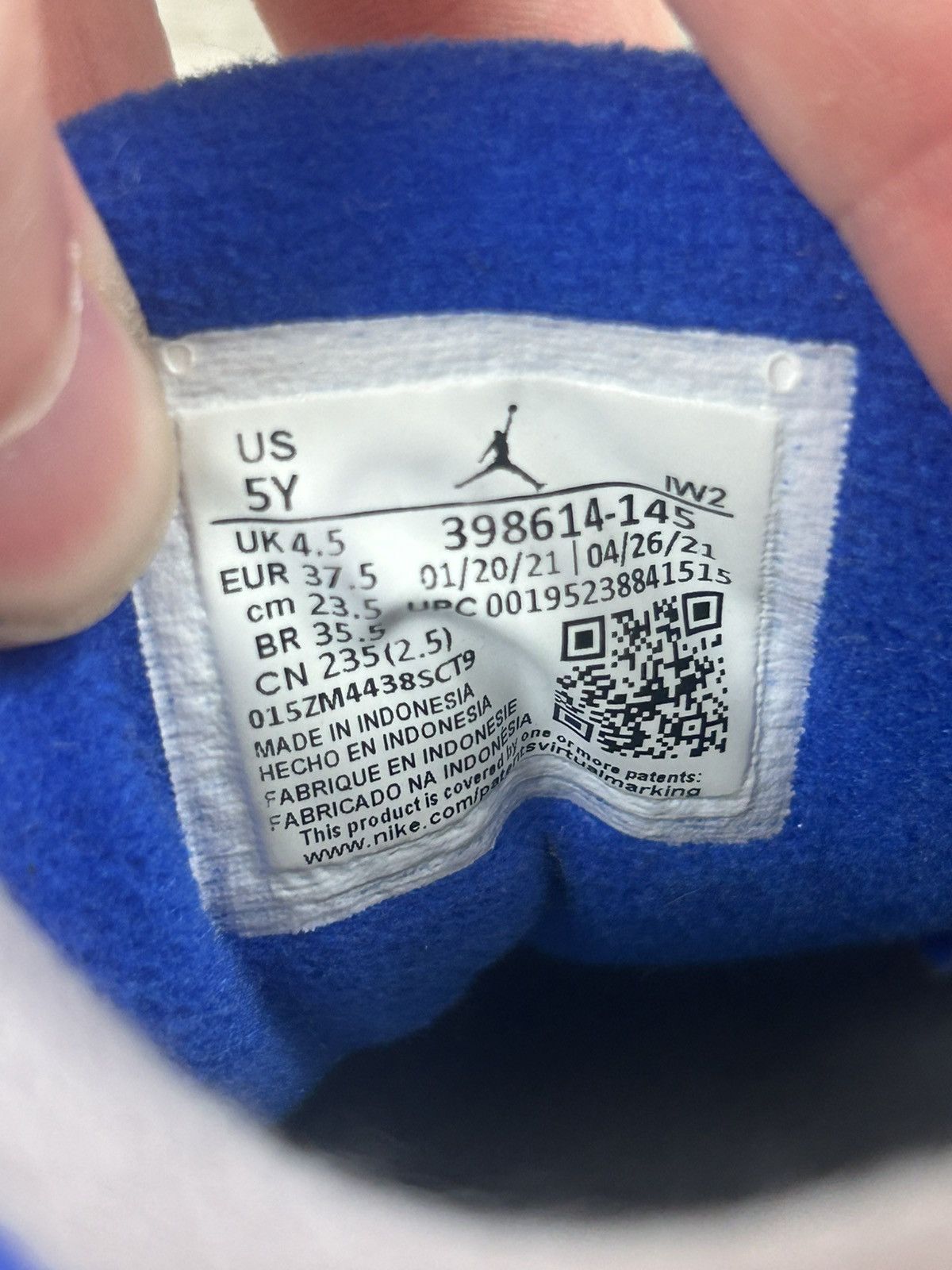 Jordan Brand Jordan 3 racer blue Size US 5 / EU 37 - 8 Thumbnail