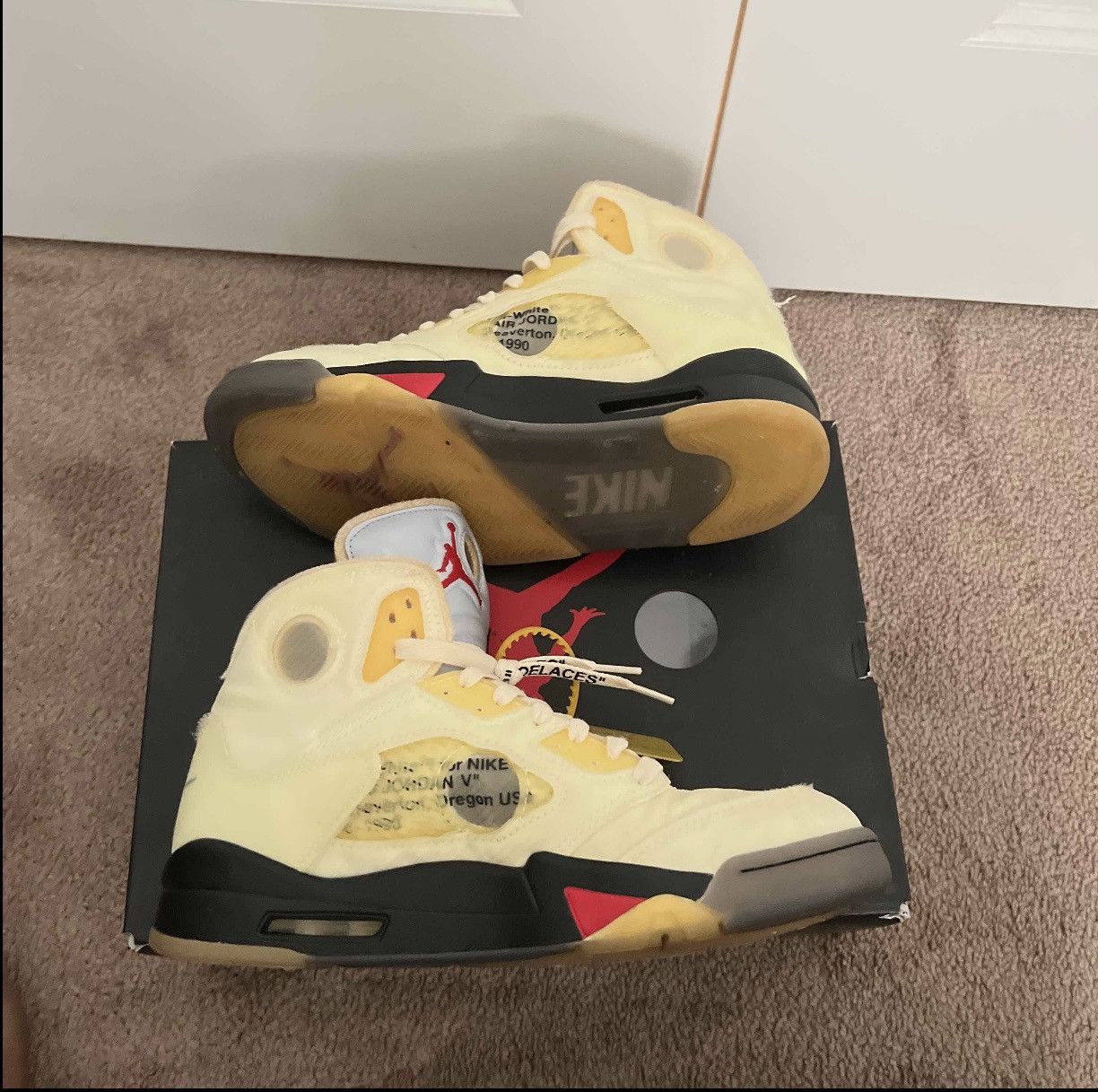 Jordan Brand Jordan Retro 5 Sail Size US 8 / EU 41 - 7 Thumbnail