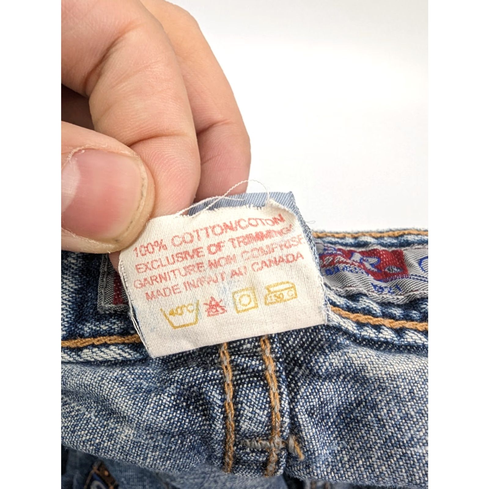 Silver Jeans Co. VINTAGE Silver Jeans Capri Jeans Distressed Women’s 32 Denim 100% Cotton Blue Slim Straight 5-Pocket Womens Jeans Size 24" / US 00 / IT 34 - 7 Thumbnail