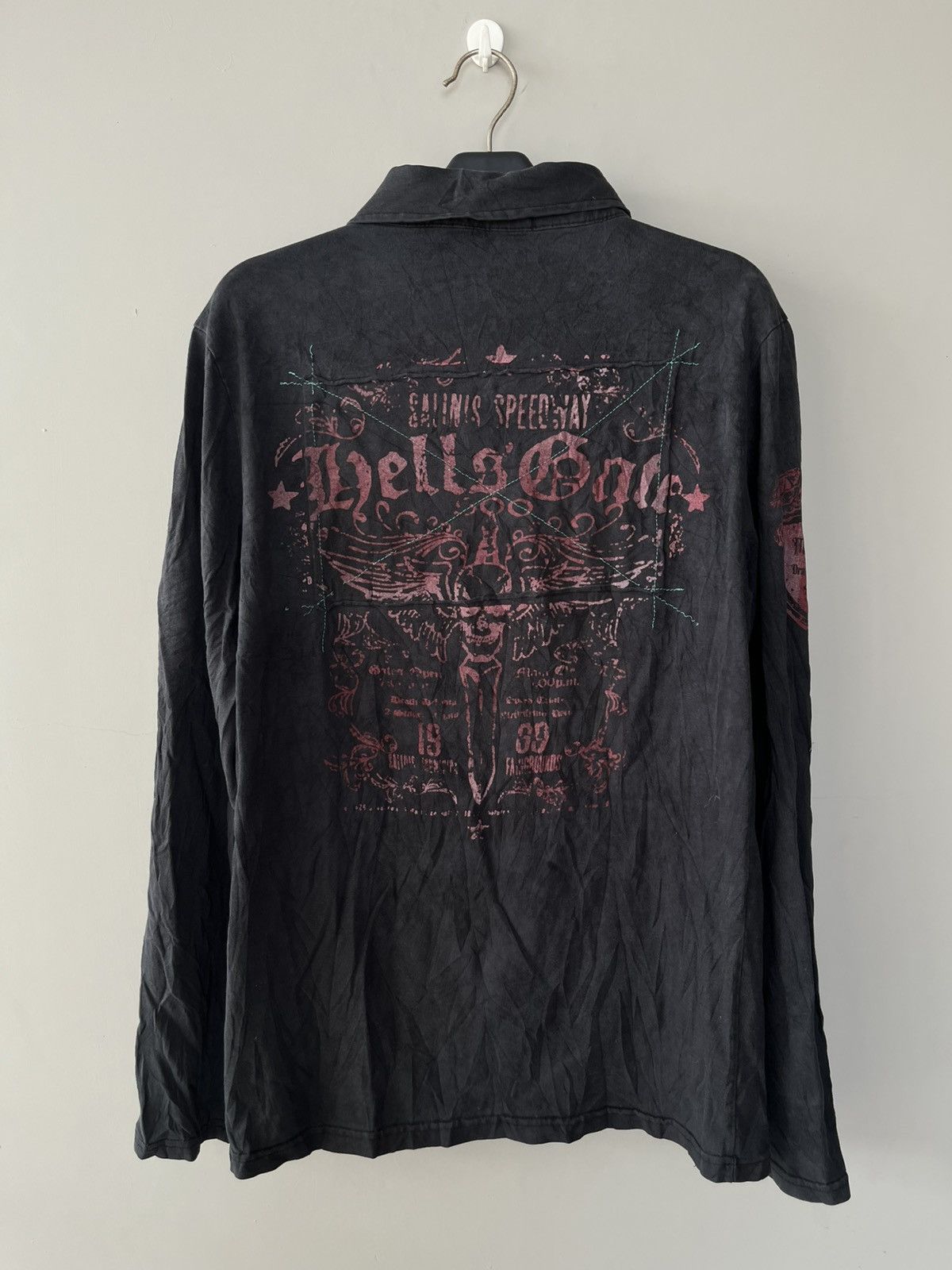 If Six Was Nine JAPANESE TESHIO POEM SKULL SEDITIONARIES VKEI PUNK STYLE Size US M / EU 48-50 / 2 - 2 Thumbnail
