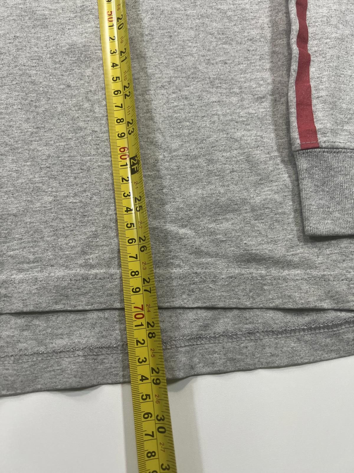 Tommy Jeans Tommy Jeans Grey Long Sleeve Shirt with American Flag Print Size US L / EU 52-54 / 3 - 6 Thumbnail