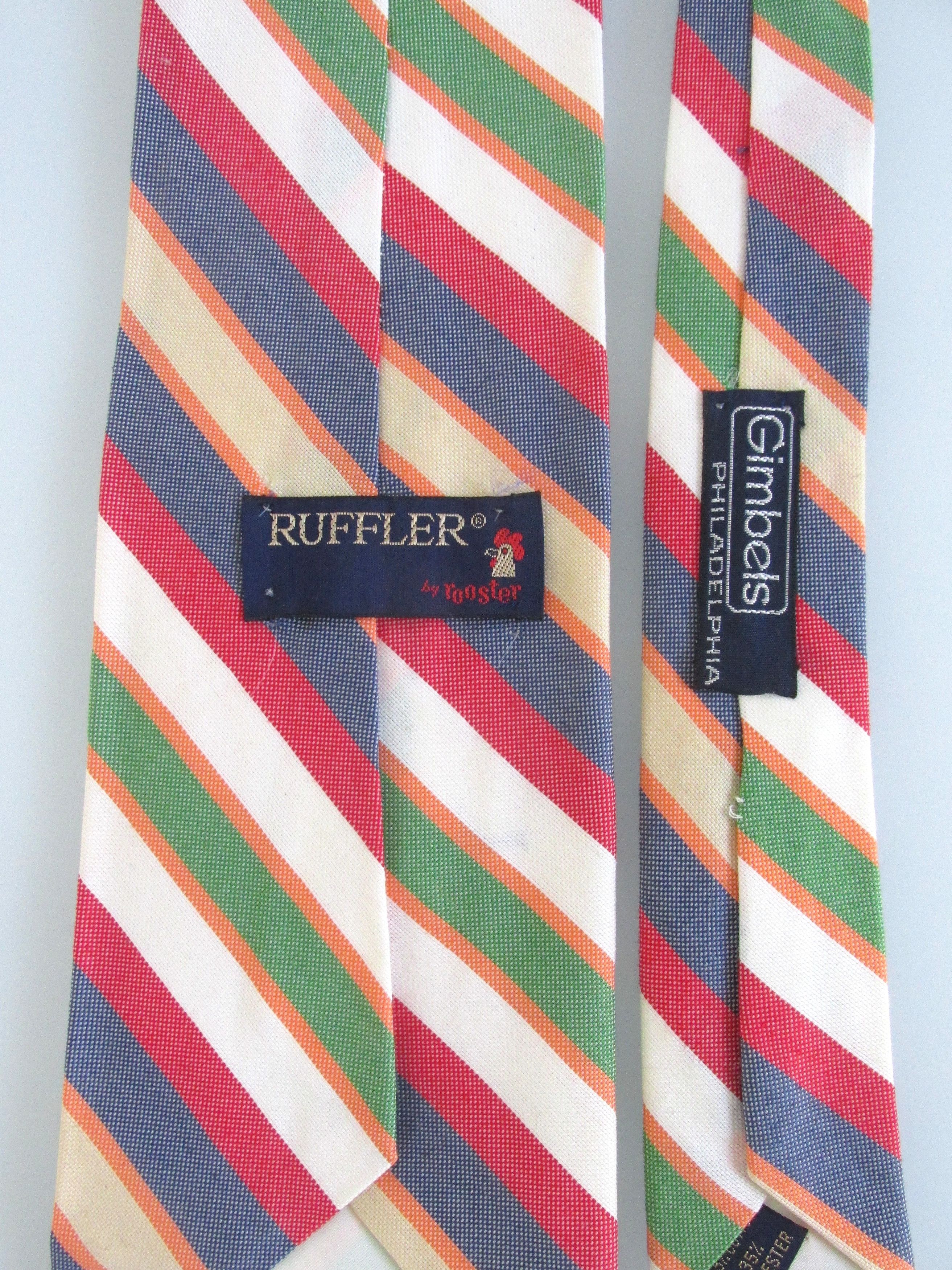 Vintage Rooster Vintage Men's Tie Size ONE SIZE - 5 Thumbnail