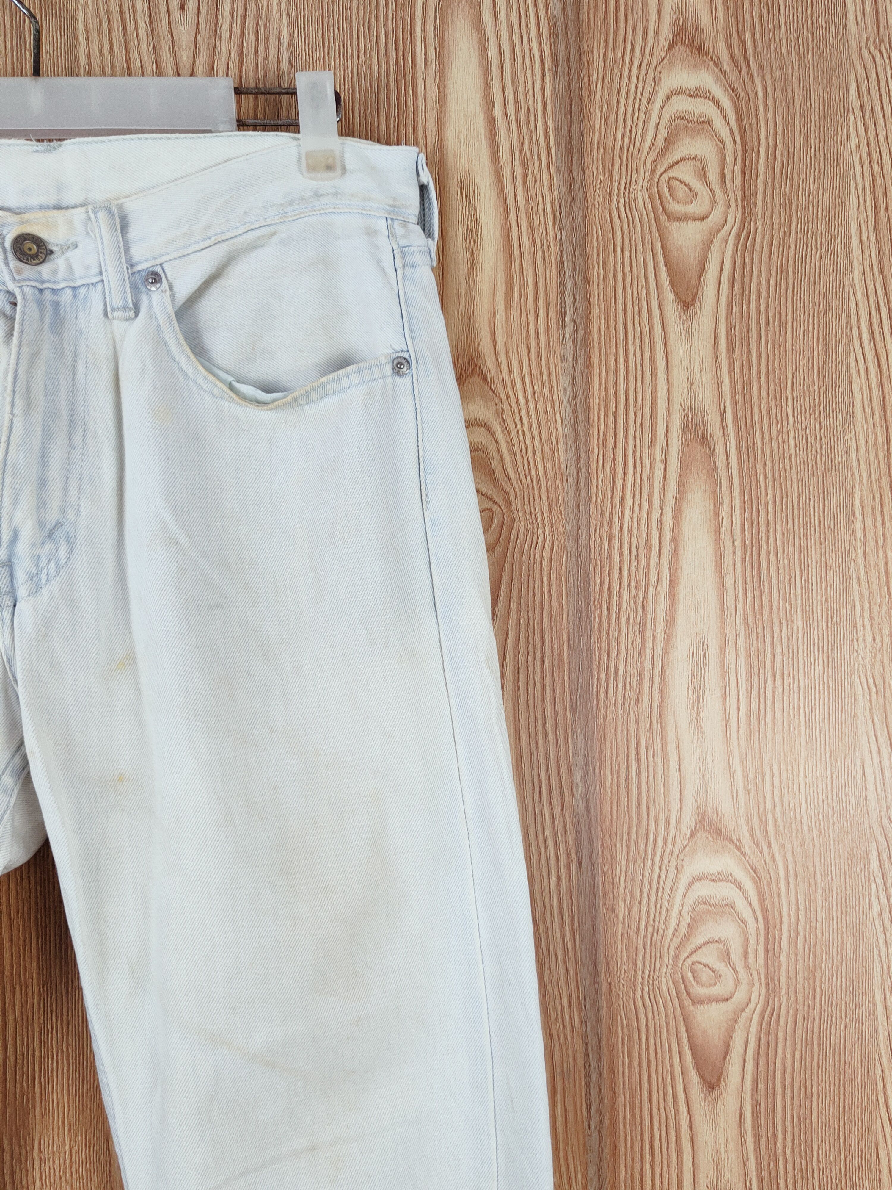 Levi's Levi's Blue Faded Distressed Ripped Jeans #W783 Size US 32 / EU 48 - 5 Thumbnail