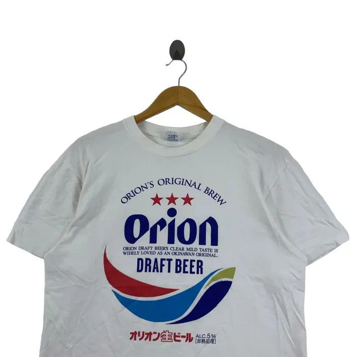 Vintage ORION DRAFT BEER Original Taste Okinawa Brew Tee Shirt Size US L / EU 52-54 / 3 - 2 Thumbnail