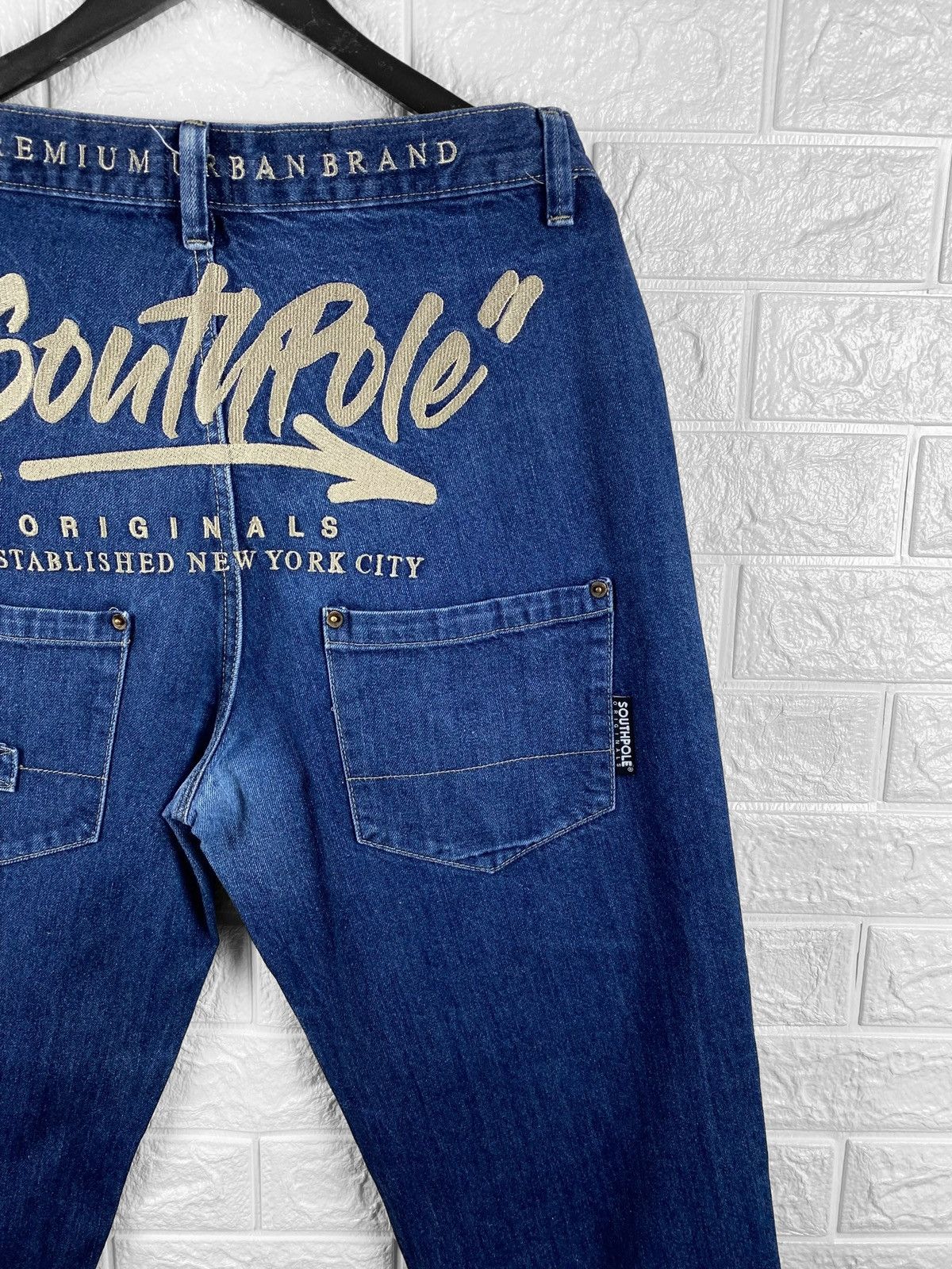 Southpole Vintage South Pole big logo jeans Size US 34 / EU 50 - 5 Thumbnail