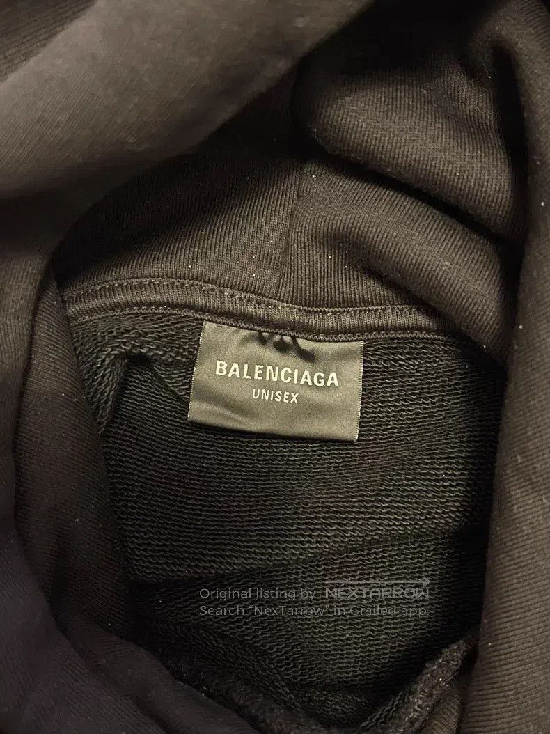 Balenciaga Balenciaga Black Coal Color Men's Sweatshirt Size US S / EU 44-46 / 1 - 4 Thumbnail
