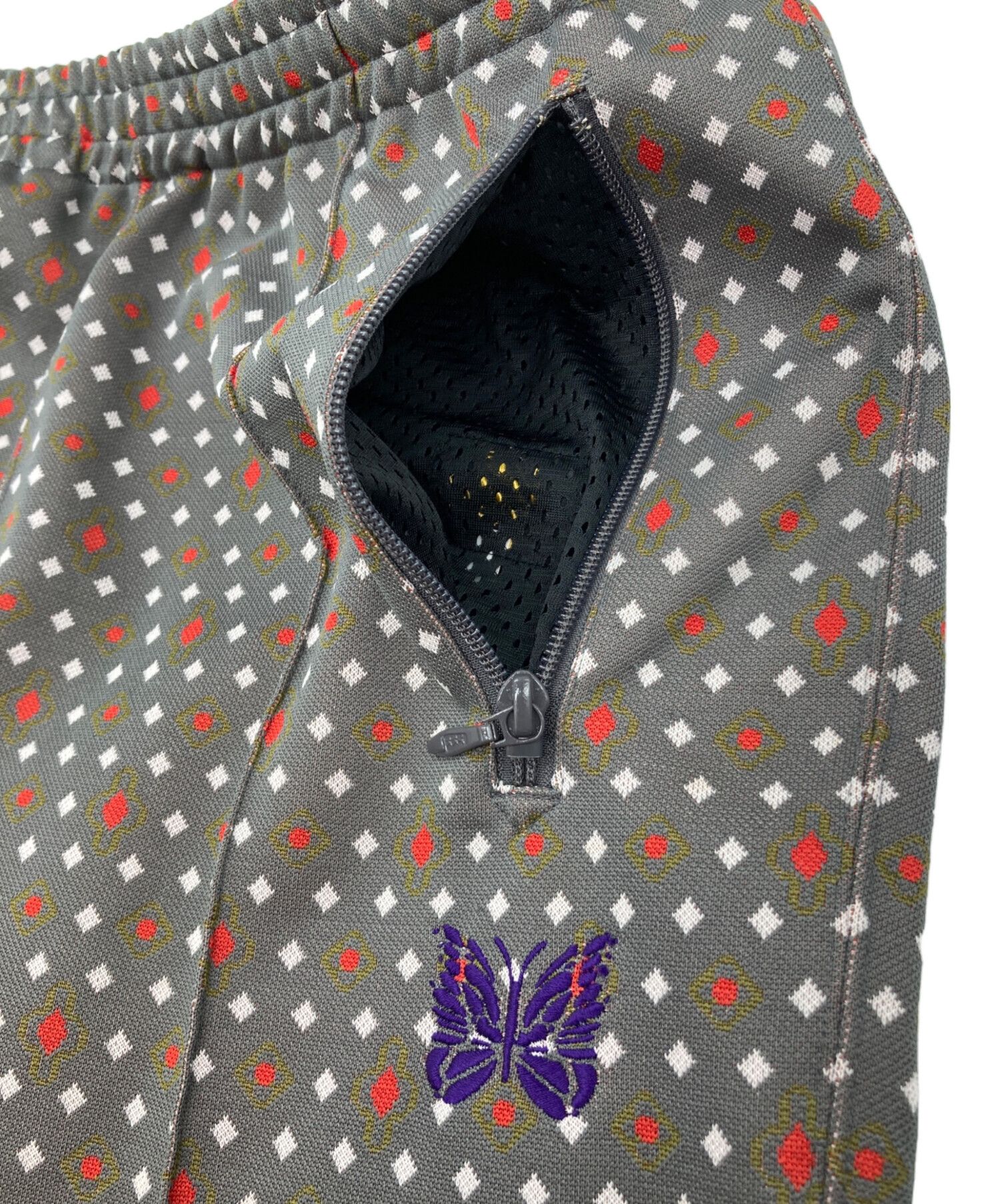 Needles NEEDLES Track Pants Poly Jacquard Gray M Size US 30 / EU 46 - 5 Thumbnail