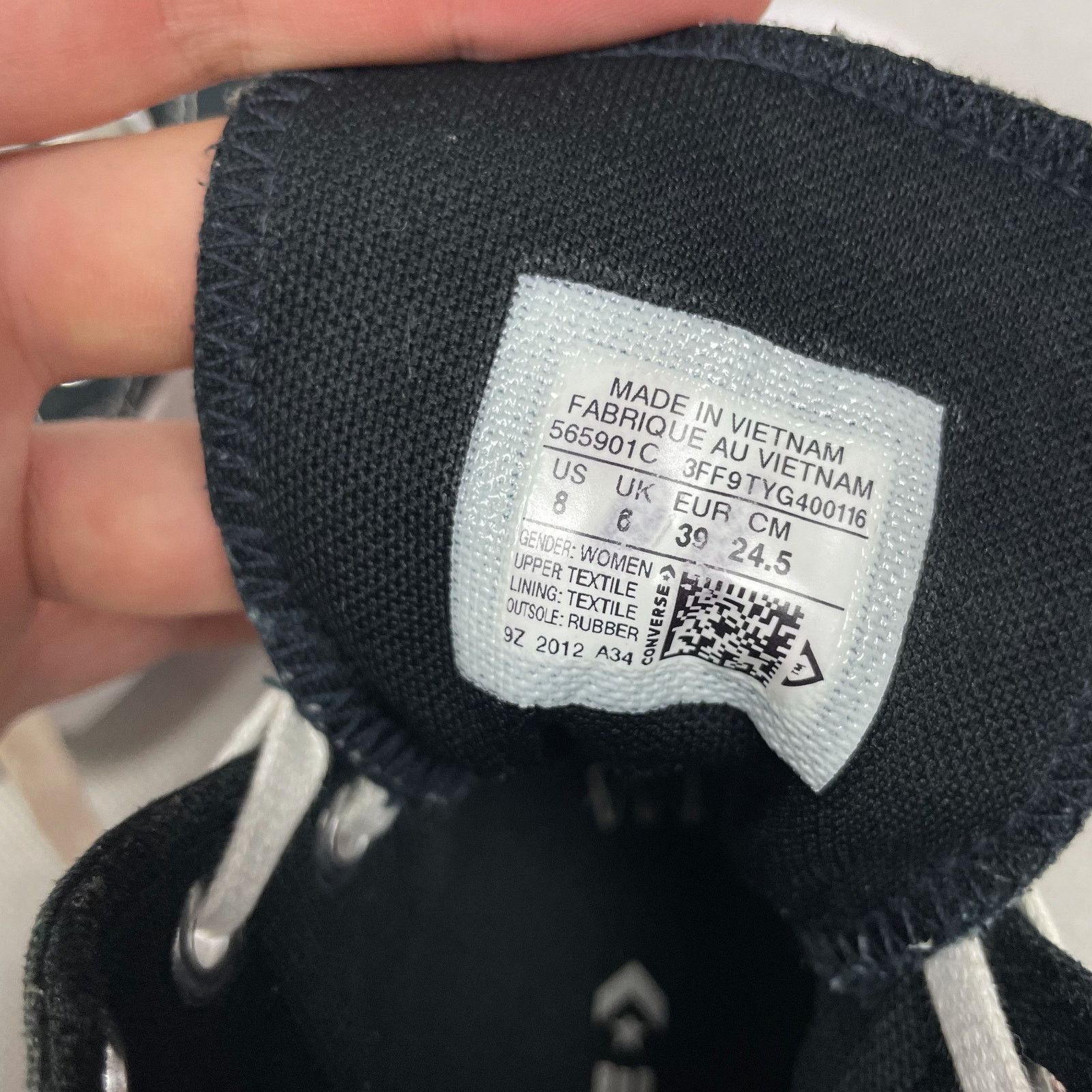 Converse Converse CTAS Lugged HI 565901C Women's Black White Shoes 8 Size US 8 / IT 38 - 11 Thumbnail