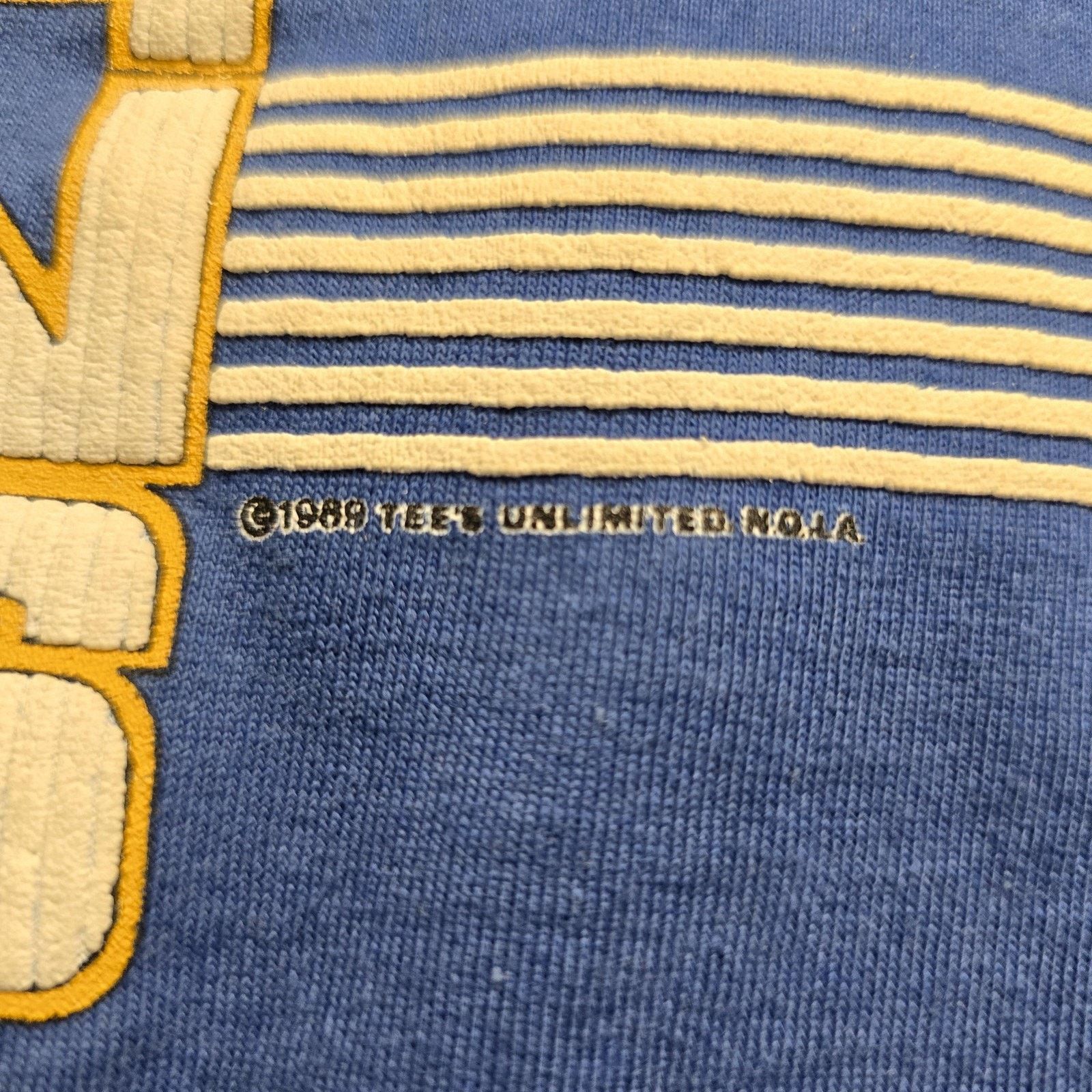 Vintage Vintage New Orleans Shirt Blue Jazz Club Bourbon Street 80s Size US L / EU 52-54 / 3 - 6 Thumbnail