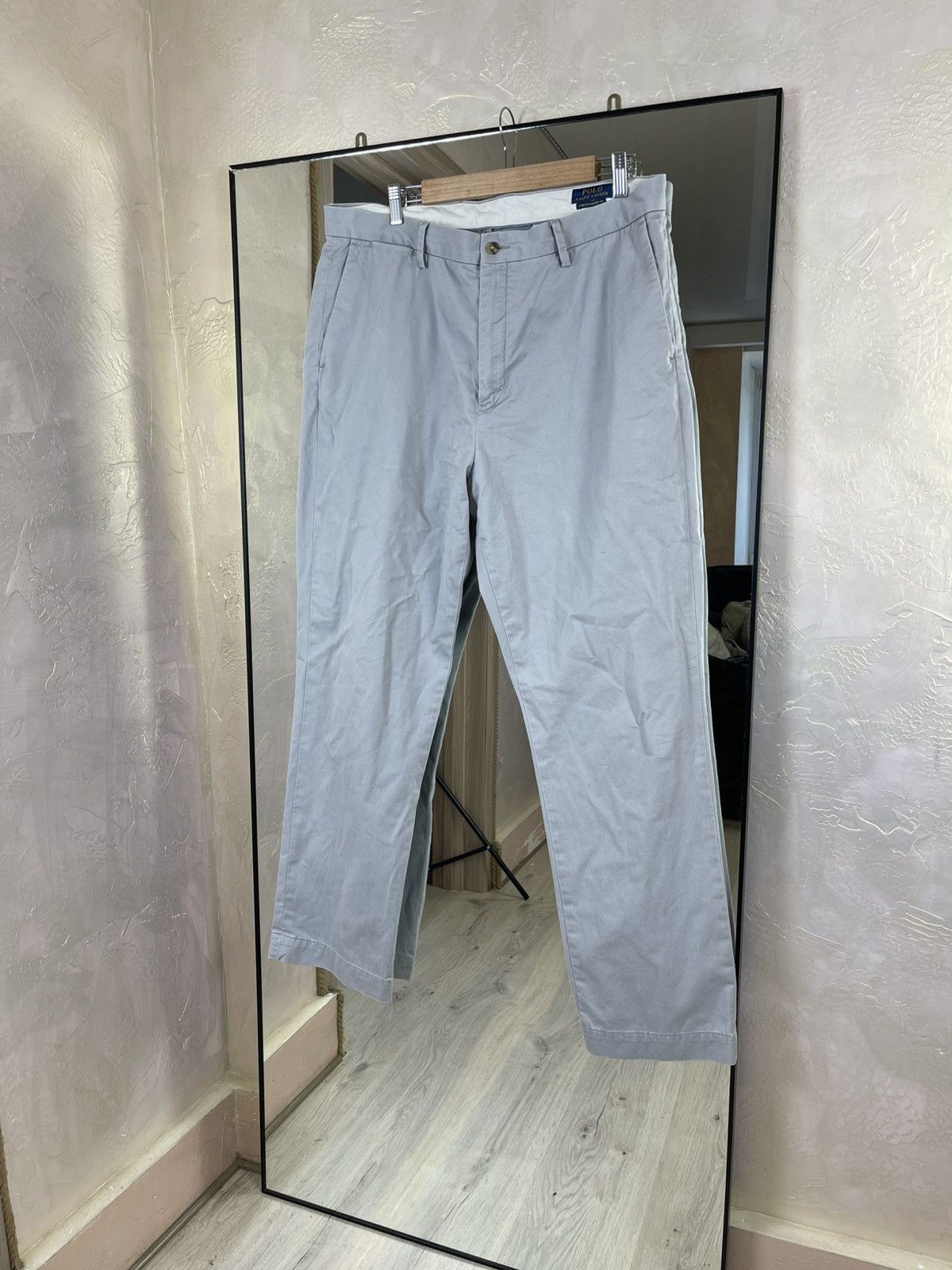 Polo Ralph Lauren Polo Ralph Lauren Stretch Classic Fit Chinos 7oz Twill Grey Size US 36 / EU 52 - 1 Thumbnail