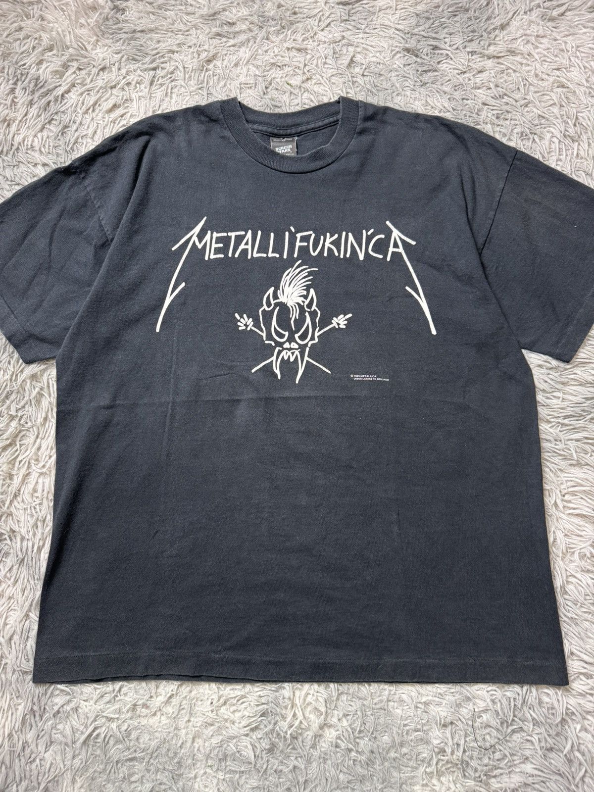 Metallica Vintage Metallica Metallfuckinca Nowhere Else To Roam 1993 Size US XL / EU 56 / 4 - 1 Thumbnail