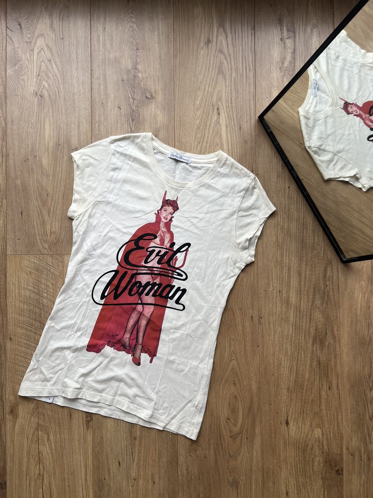 HYSTERIC GLAMOUR EVIL WOMAN RARE TEE Y2K