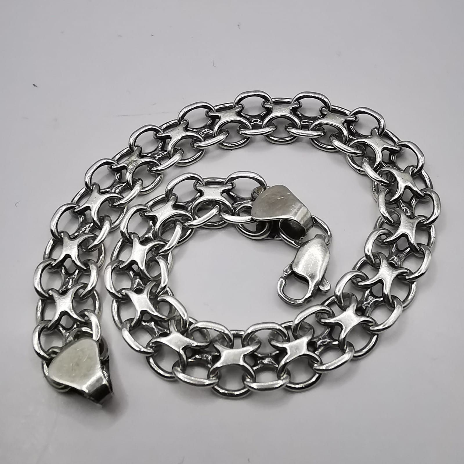 Vintage Vintage Bracelet Jewelry,925 Sterling Silver seal, 11,25g Size ONE SIZE - 1 Thumbnail