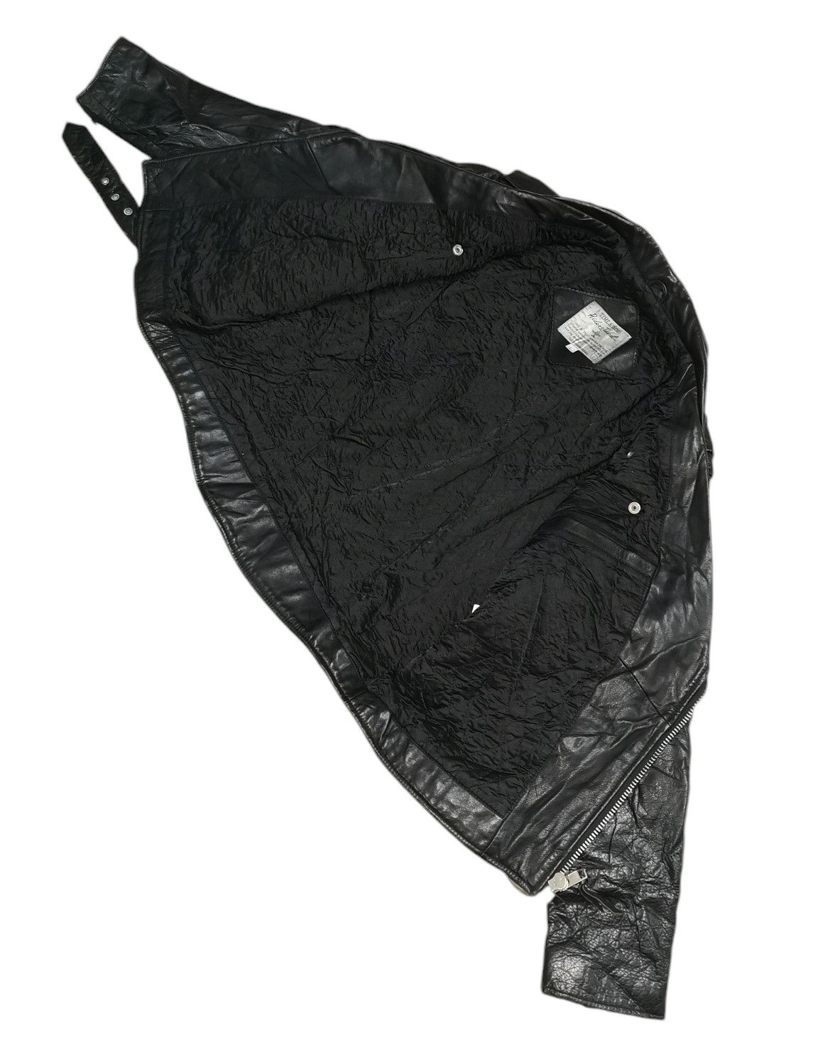 Japanese Brand Time & Tide Double Collar Leather Rider Jacket Size US M / EU 48-50 / 2 - 17 Thumbnail